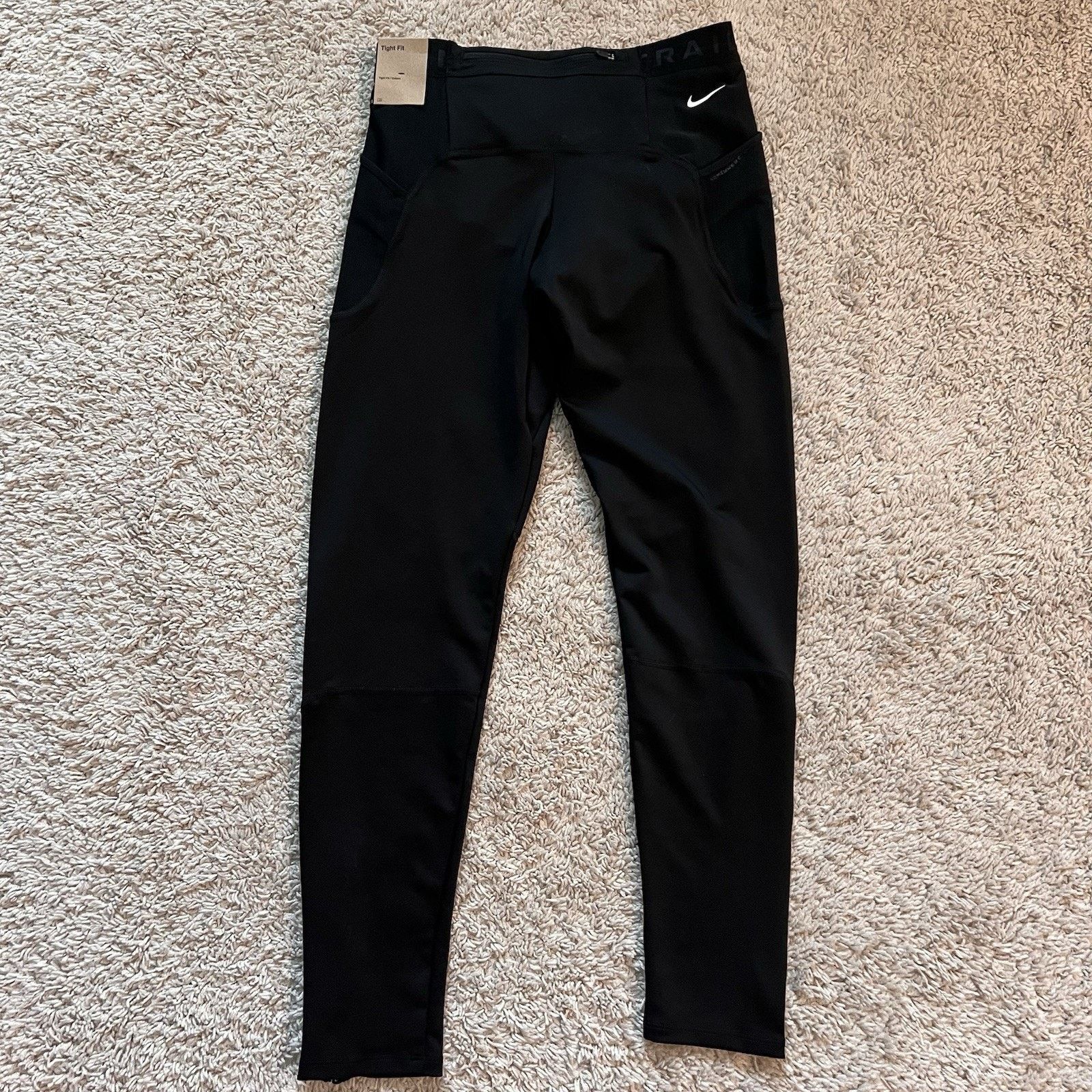 Nike Nike Trail Tight Pants Small Running Leggings Zip Pocket Size US 30 / EU 46 - 12 Thumbnail