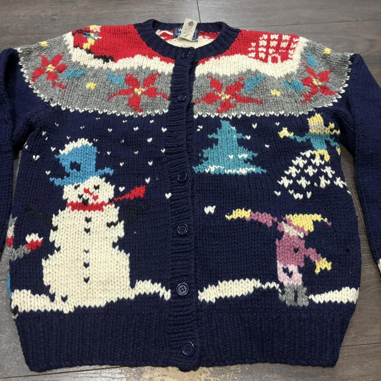 Woolrich Woolen Mills vintage woolrich for women Christmas cardigan sweater 90s S Size S / US 4 / IT 40 - 1 Thumbnail