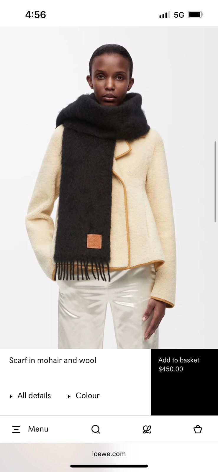Loewe Loewe Mohair scarf Size ONE SIZE - 7 Thumbnail