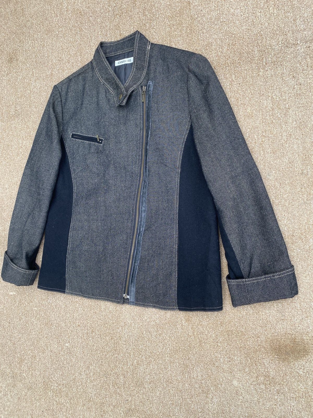 Kansai Yamamoto × Vintage Vintage kansai bis by kansai yamamoto zipper jacket Size L / US 10 / IT 46 - 14 Thumbnail