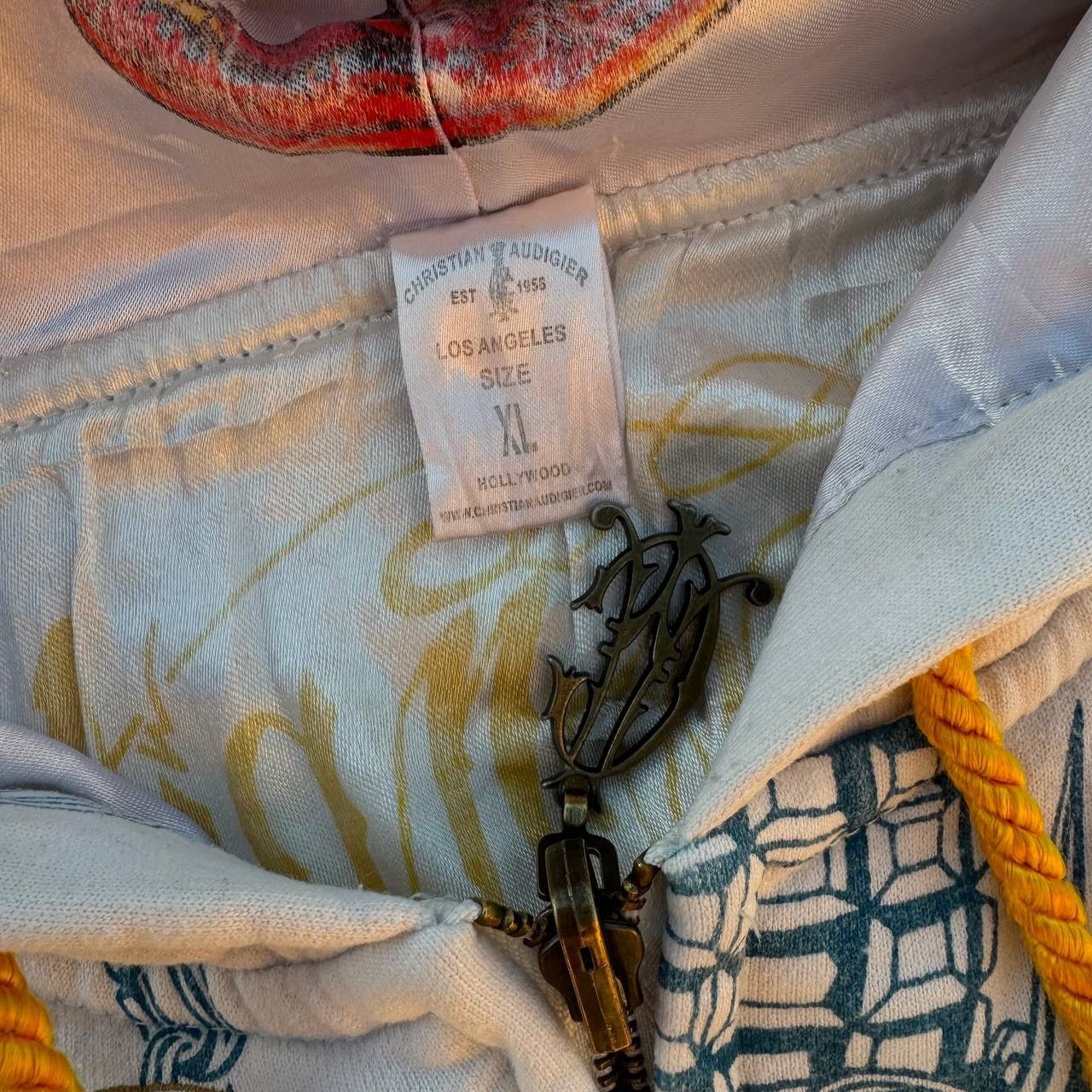 Christian Audigier × Ed Hardy Christian Audigier Ed Hardy Zip-Up Hoodie Size US M / EU 48-50 / 2 - 6 Thumbnail