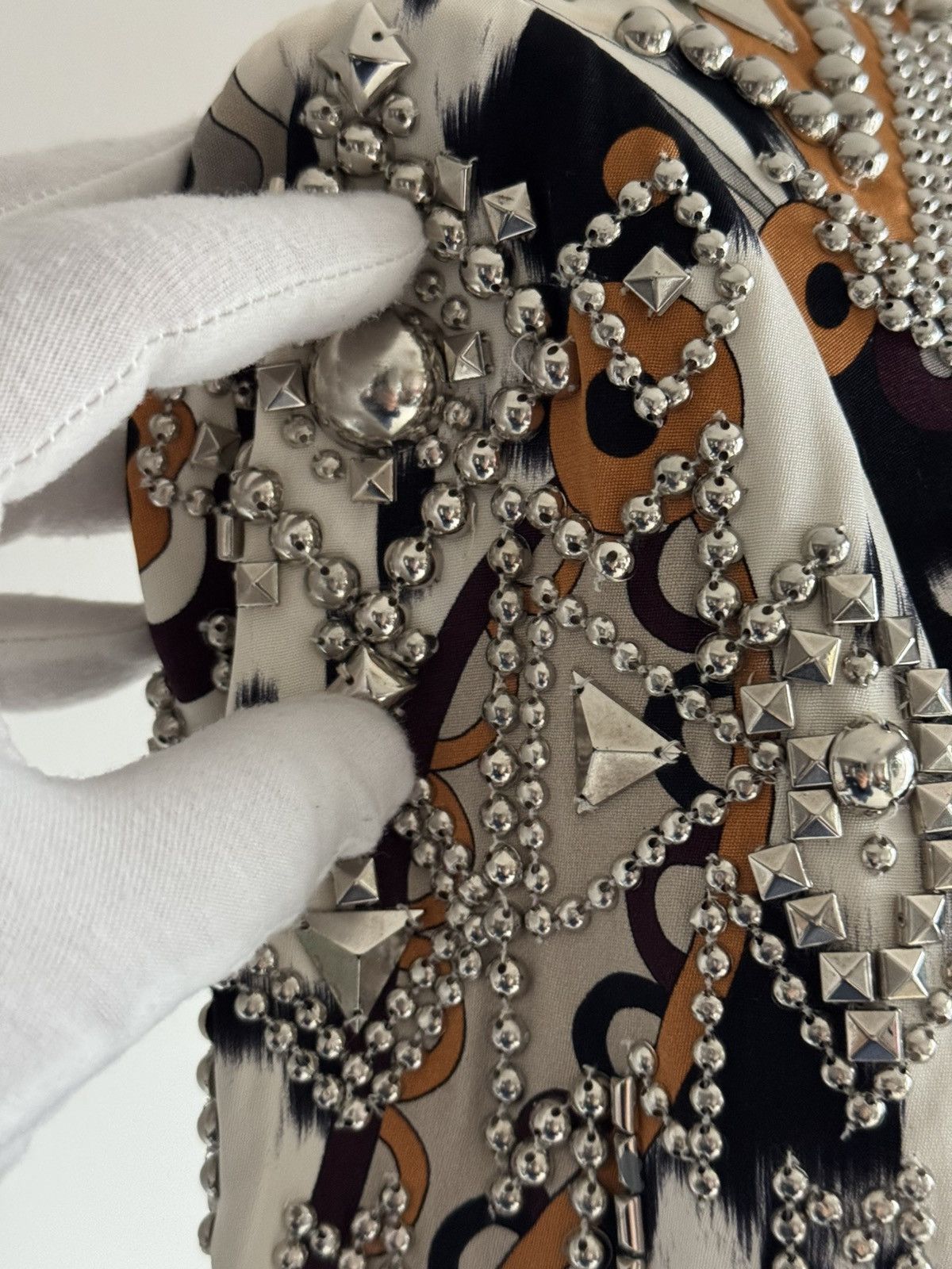 Emilio Pucci Pucci f/w 2014 studded crop top by Peter Dundas Size S / US 4 / IT 40 - 7 Thumbnail