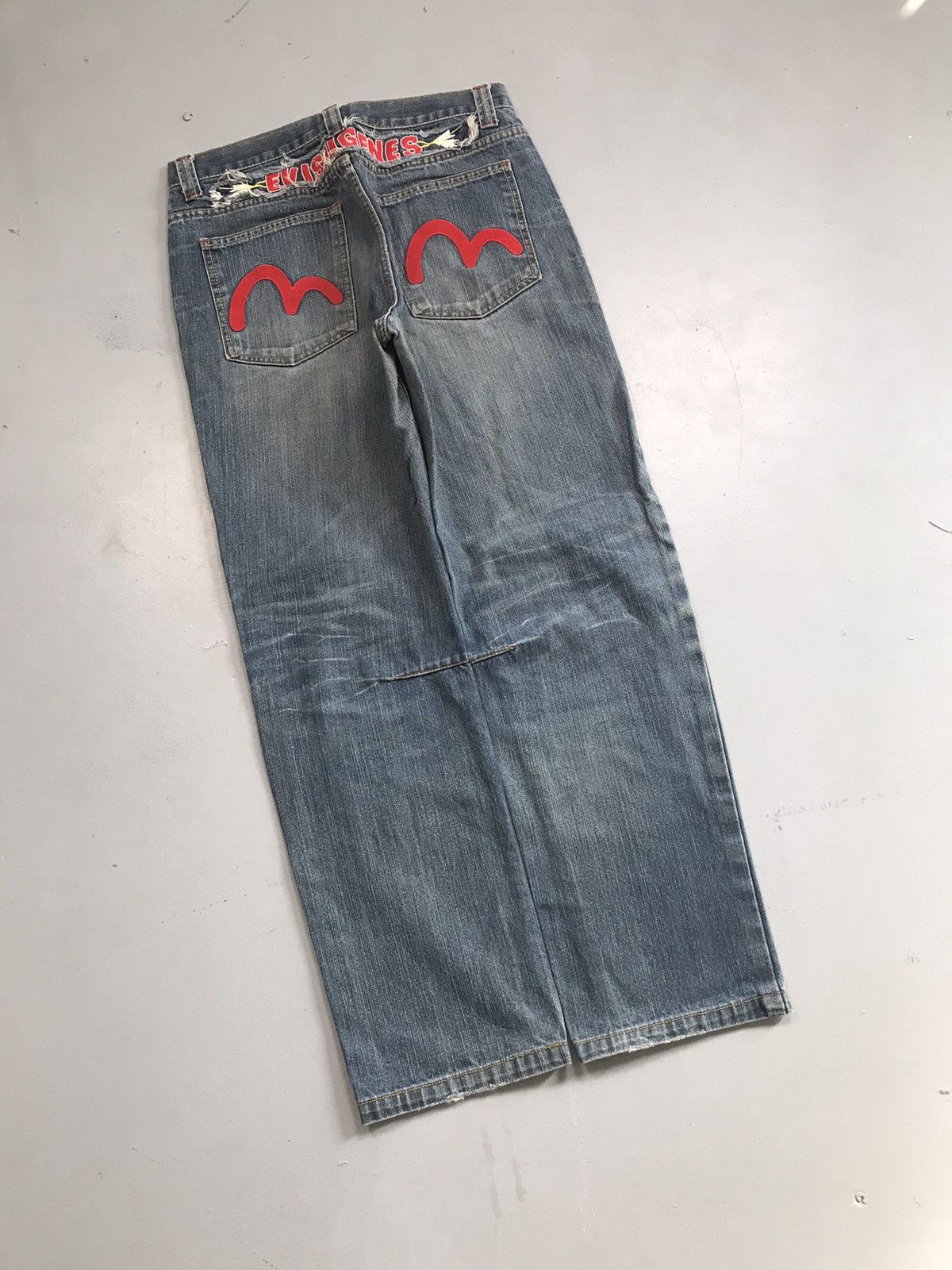 Japanese Brand Vintage Evisu inspired denim Size US 32 / EU 48 - 1 Thumbnail