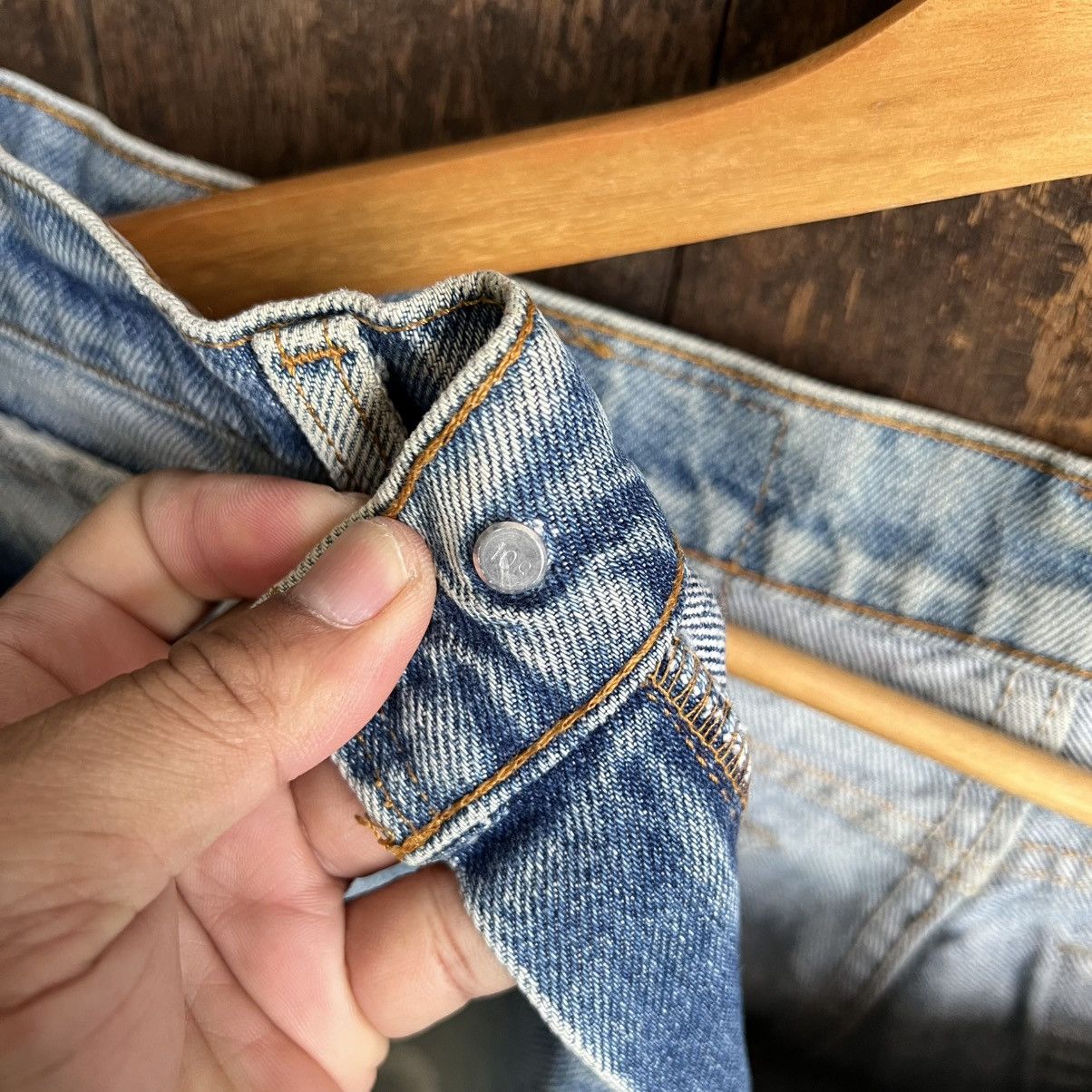 Levi's × Vintage Vintage Levis 505 Distressed Denim Jeans Size US 32 / EU 48 - 8 Thumbnail