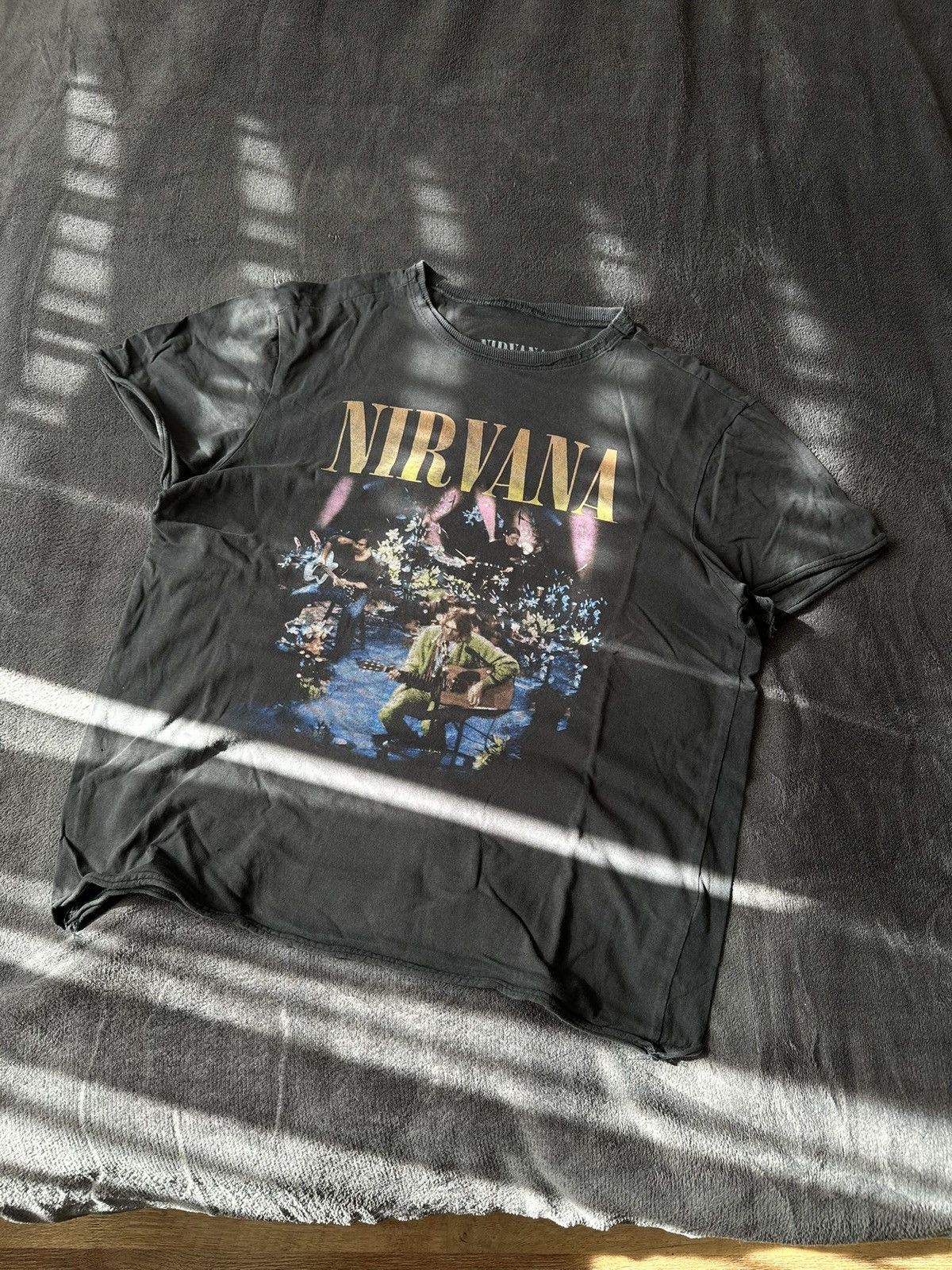 Band Tees × Nirvana × Vintage Vintage Nirvana Tee Curt Cobaine Size US S / EU 44-46 / 1 - 1 Thumbnail