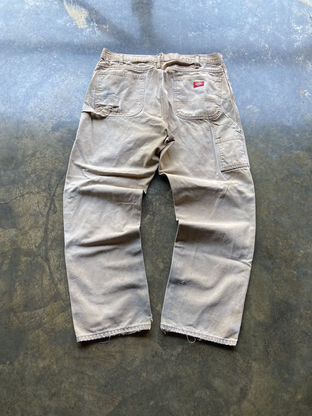 Dickies × Vintage Crazy Vintage Baggy Y2K Distressed Faded Work Pants Size US 38 / EU 54 - 1 Thumbnail