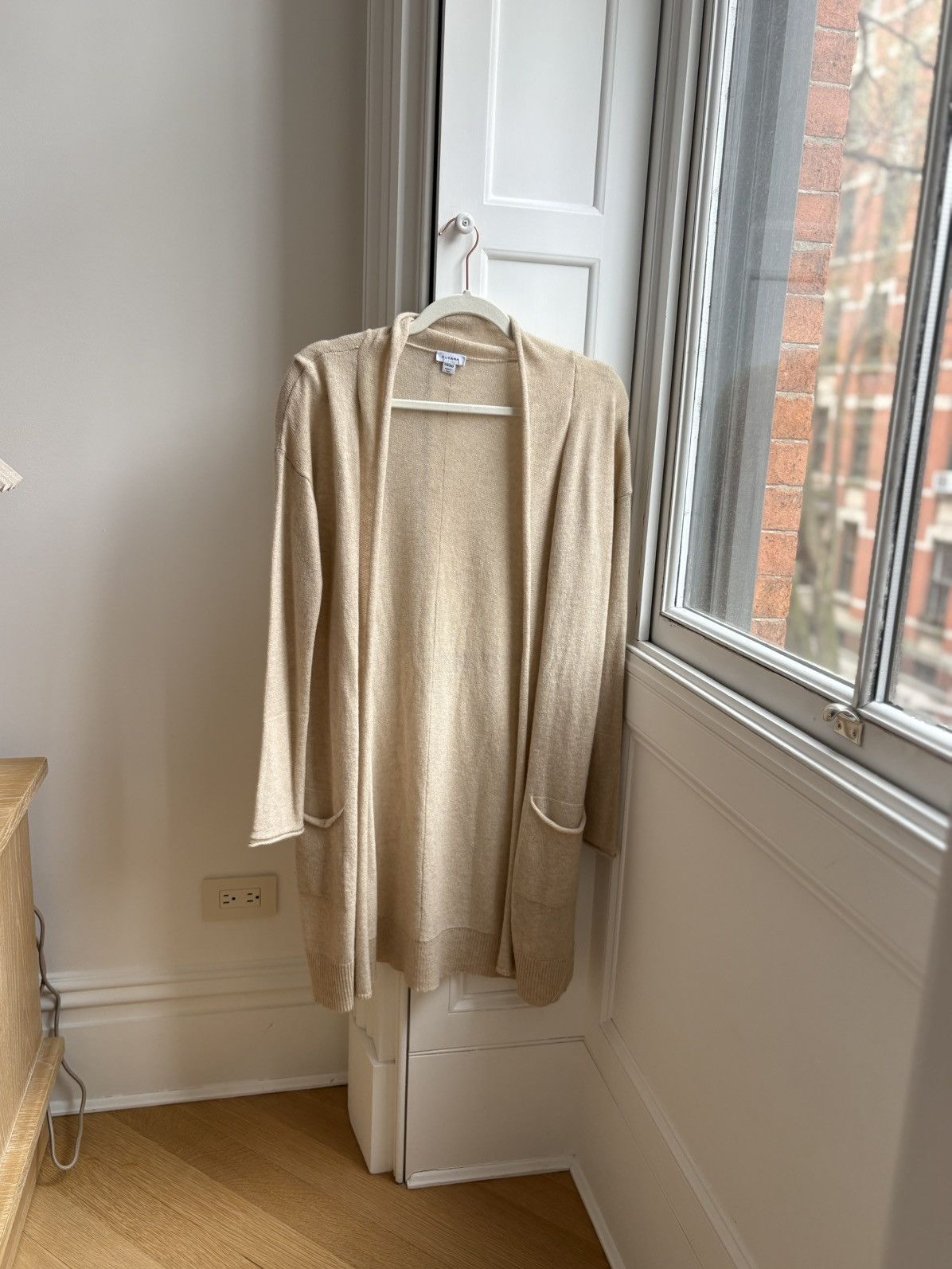 Other NWOT Cuyana Beige Cashmere Long Cardigan Loungewear Medium Size M / US 6-8 / IT 42-44 - 1 Thumbnail