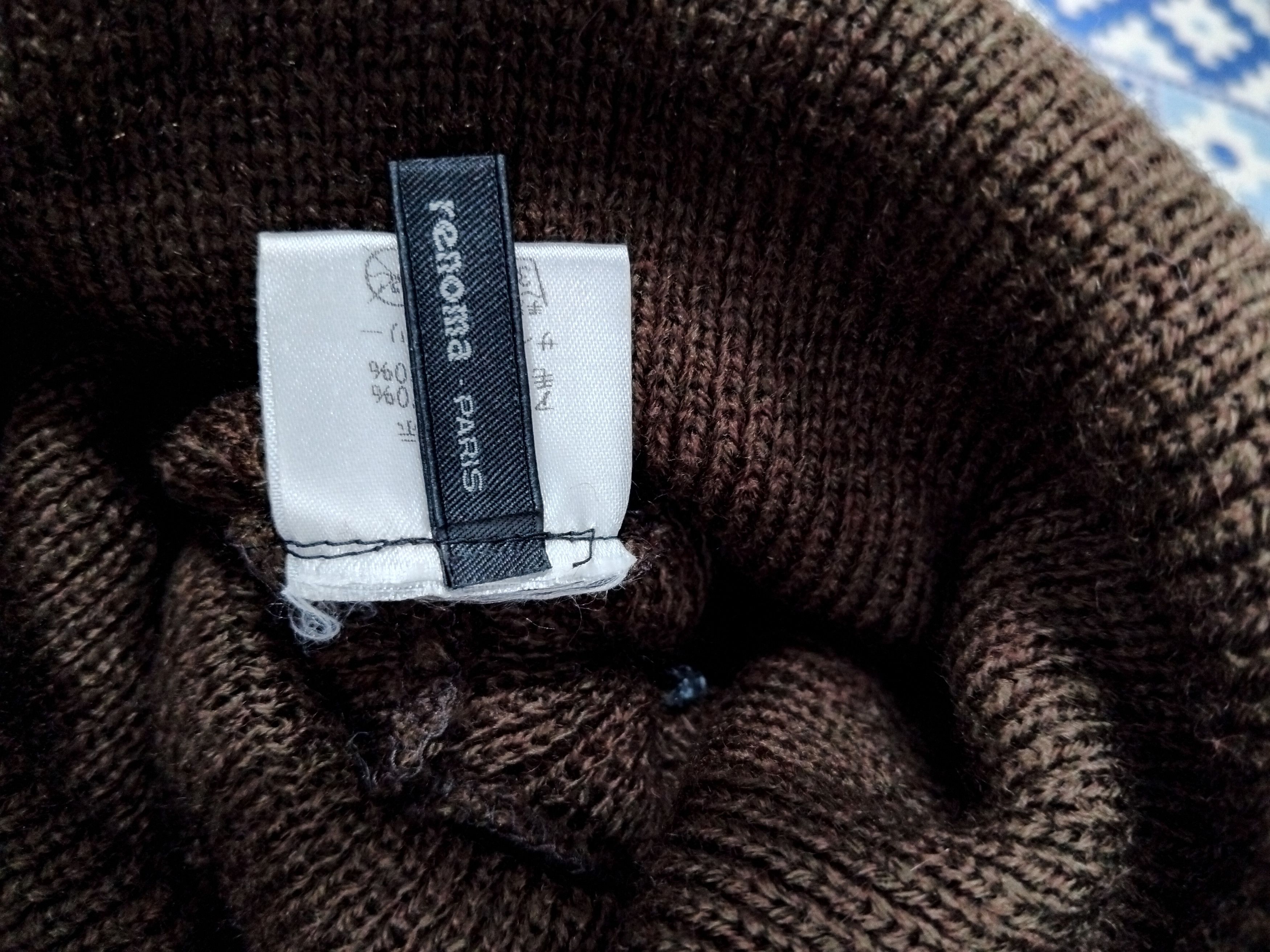 Renoma Renoma Paris chocolate colour beanie hat Size ONE SIZE - 4 Thumbnail