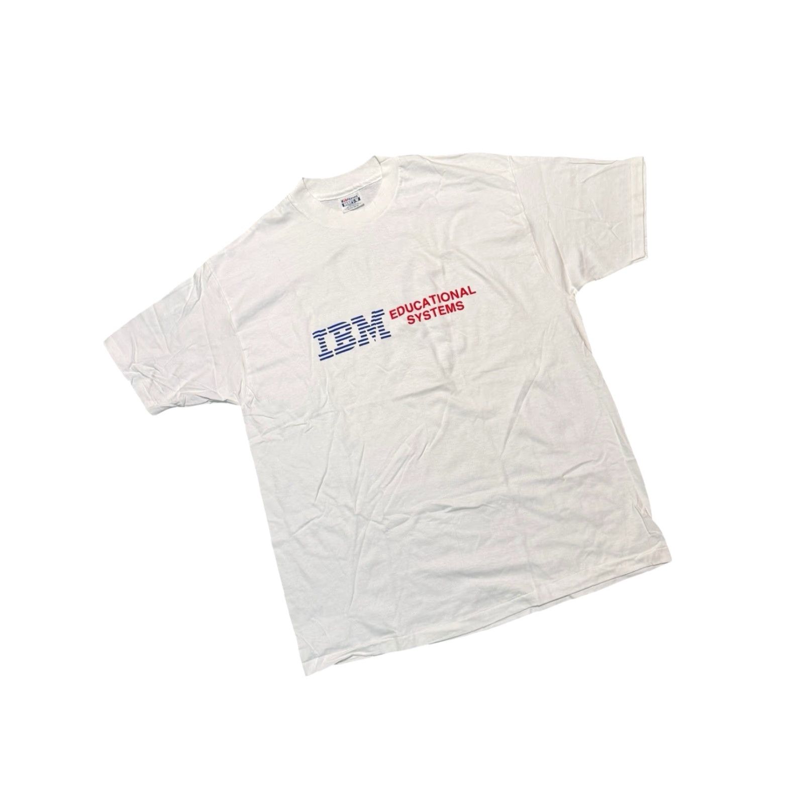 Hanes VINTAGE IBM Educational Systems T-Shirt XL Hanes Beefy-T White 90s Tech Logo Mens Size US XL / EU 56 / 4 - 3 Thumbnail