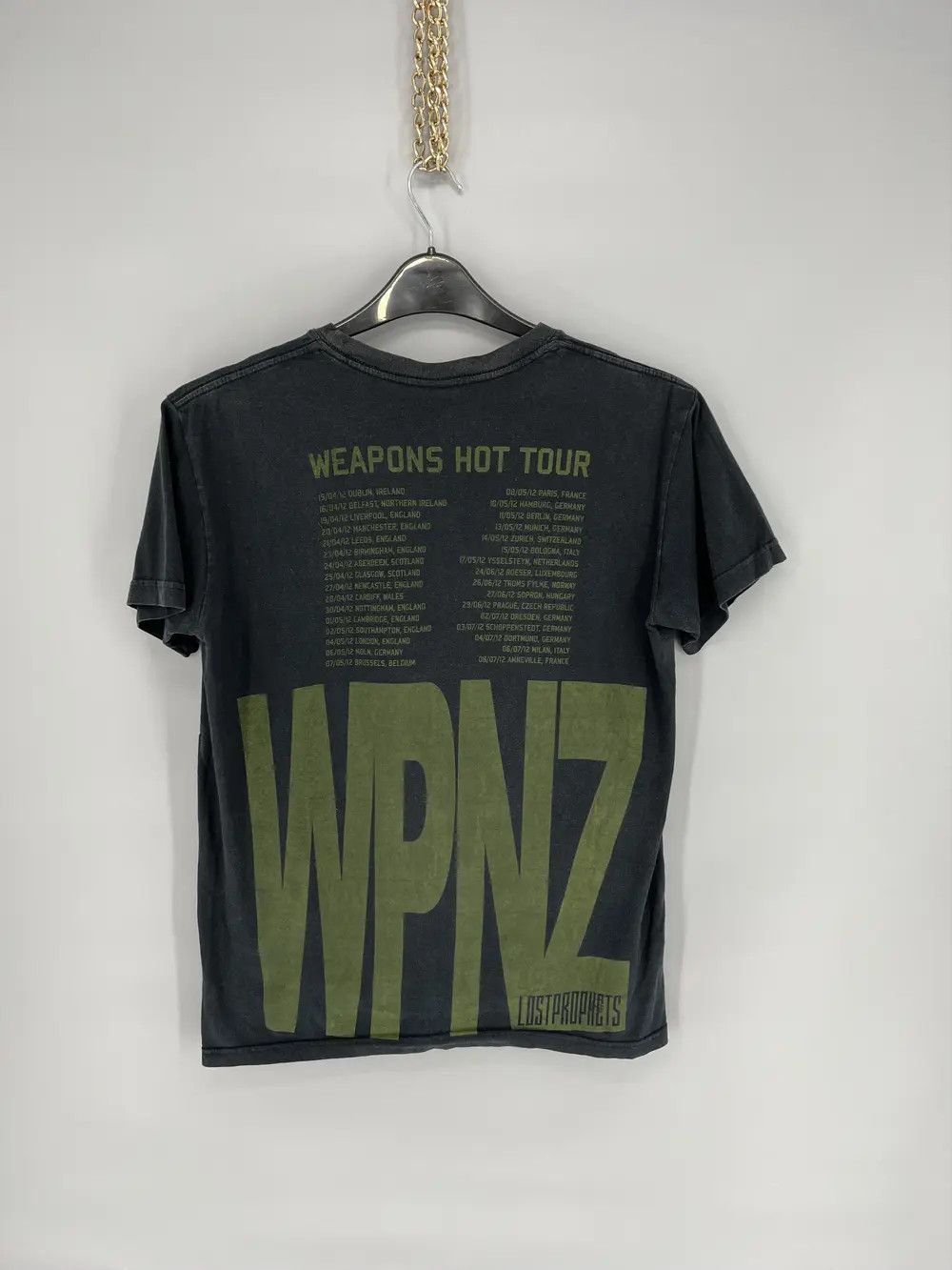Band Tees Very Rare Vintage Y2K Lostprophets 2012 Tour Rock Tee Shirt Size US M / EU 48-50 / 2 - 9 Thumbnail