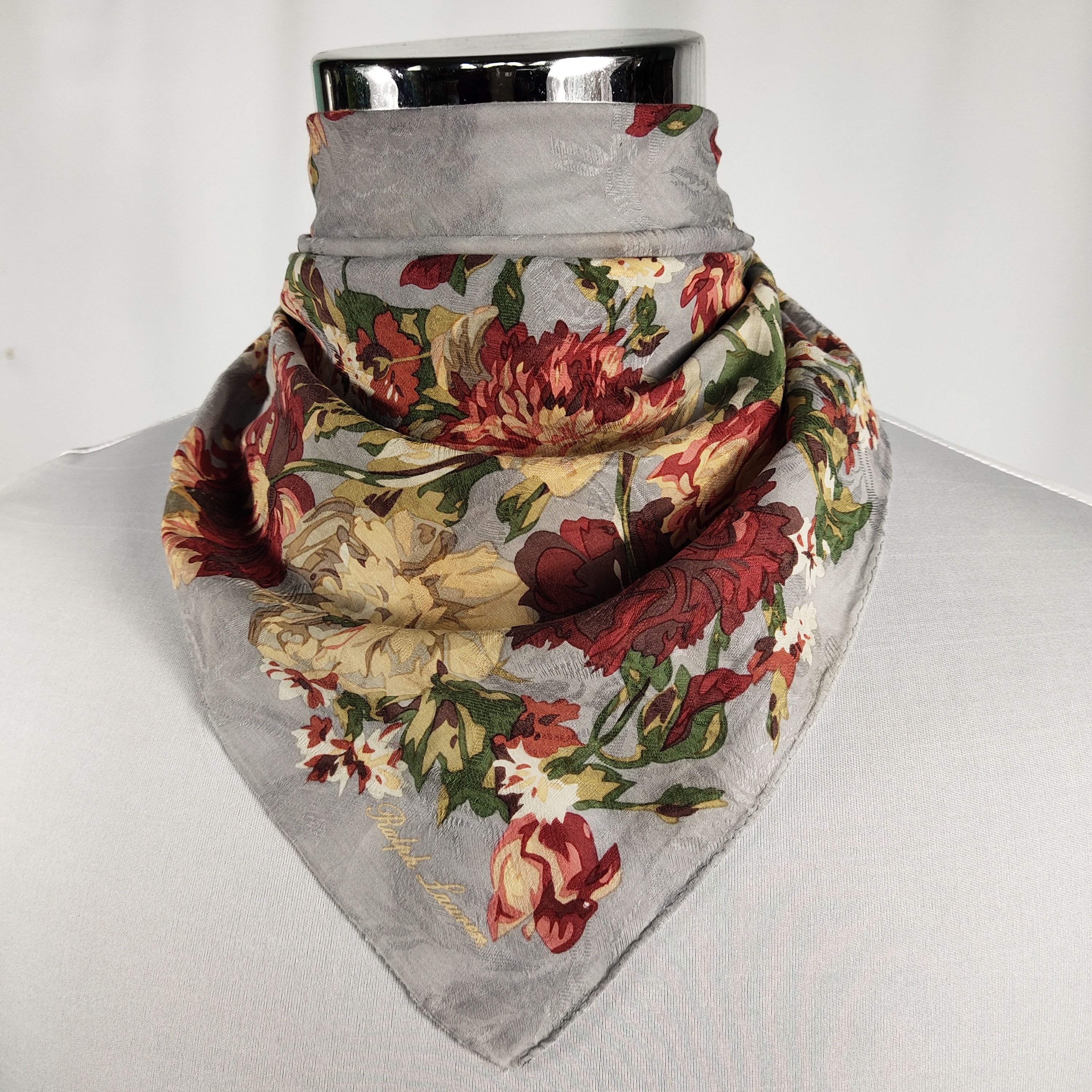 Ralph Lauren × Vintage Ralph Lauren Handkerchief / Neckerchief / Bandana FZ283 Size ONE SIZE - 1 Thumbnail
