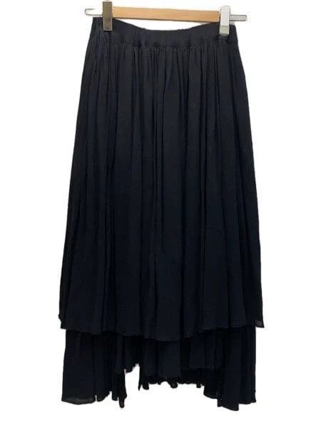 Comme des Garcons Comme des Garcons size S Black retro pleated overskirt Size 25" / US 0 / IT 36 - 1 Thumbnail