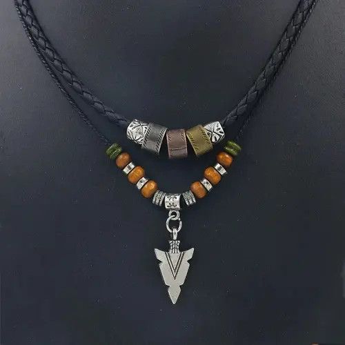 Vintage Vintage Layer Tribal Arrow Pendant Necklace Size ONE SIZE - 3 Thumbnail