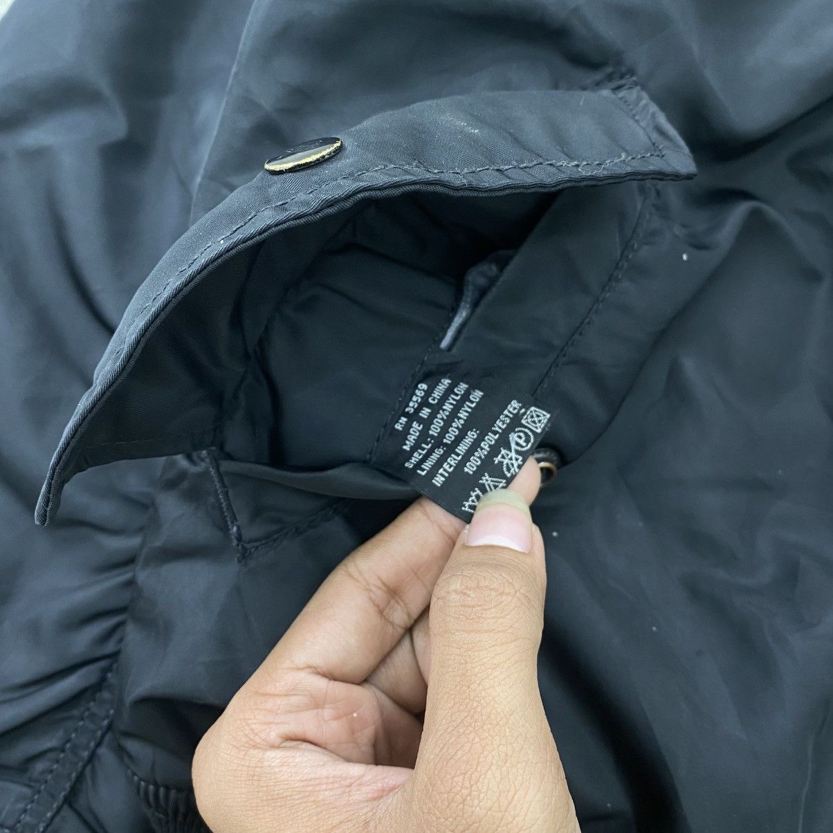 Alpha Industries Vintage Alpha Industries MA-1 Black Military Bomber Jacket Size US M / EU 48-50 / 2 - 8 Thumbnail