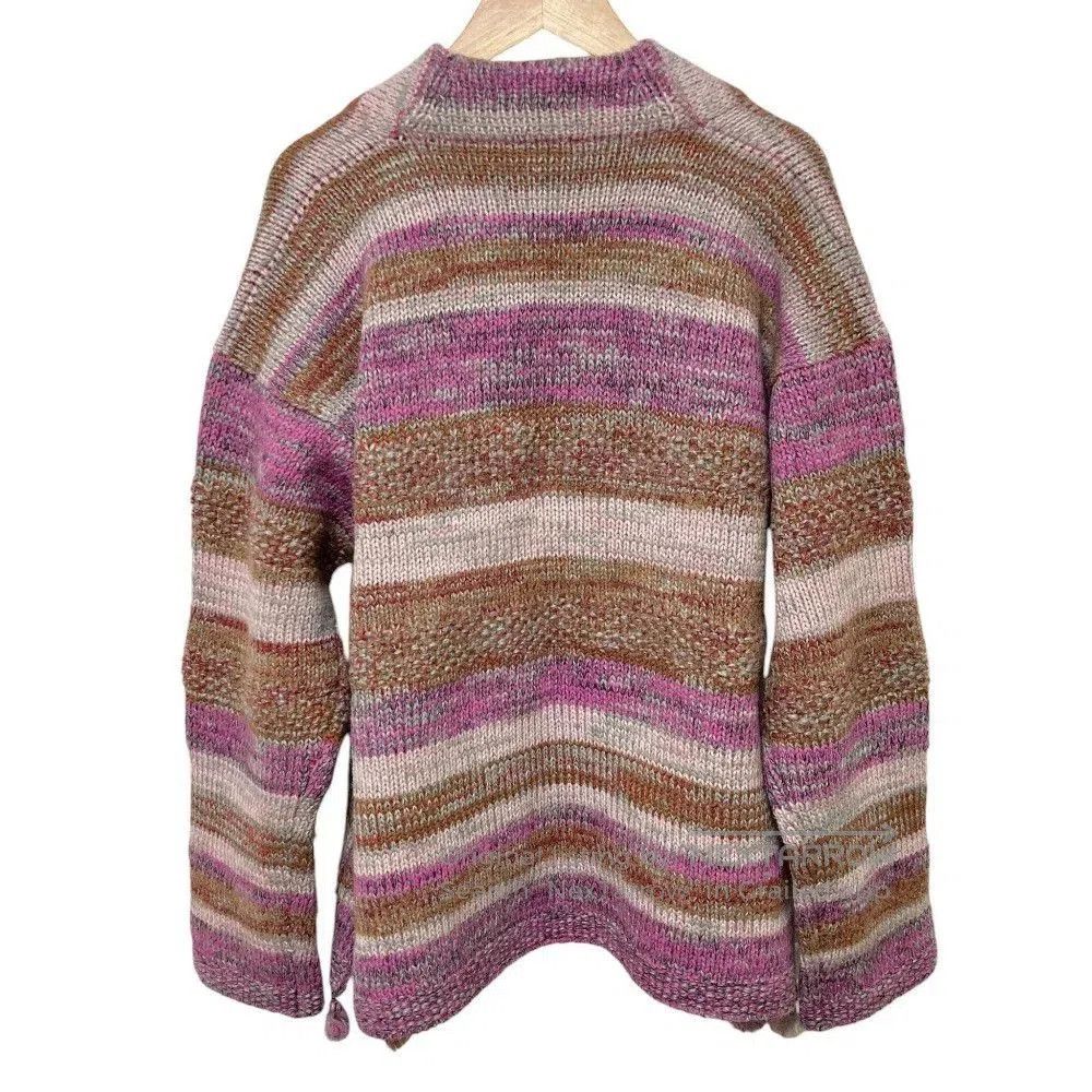 Pink Knit Cardigan Sweater from Japan.