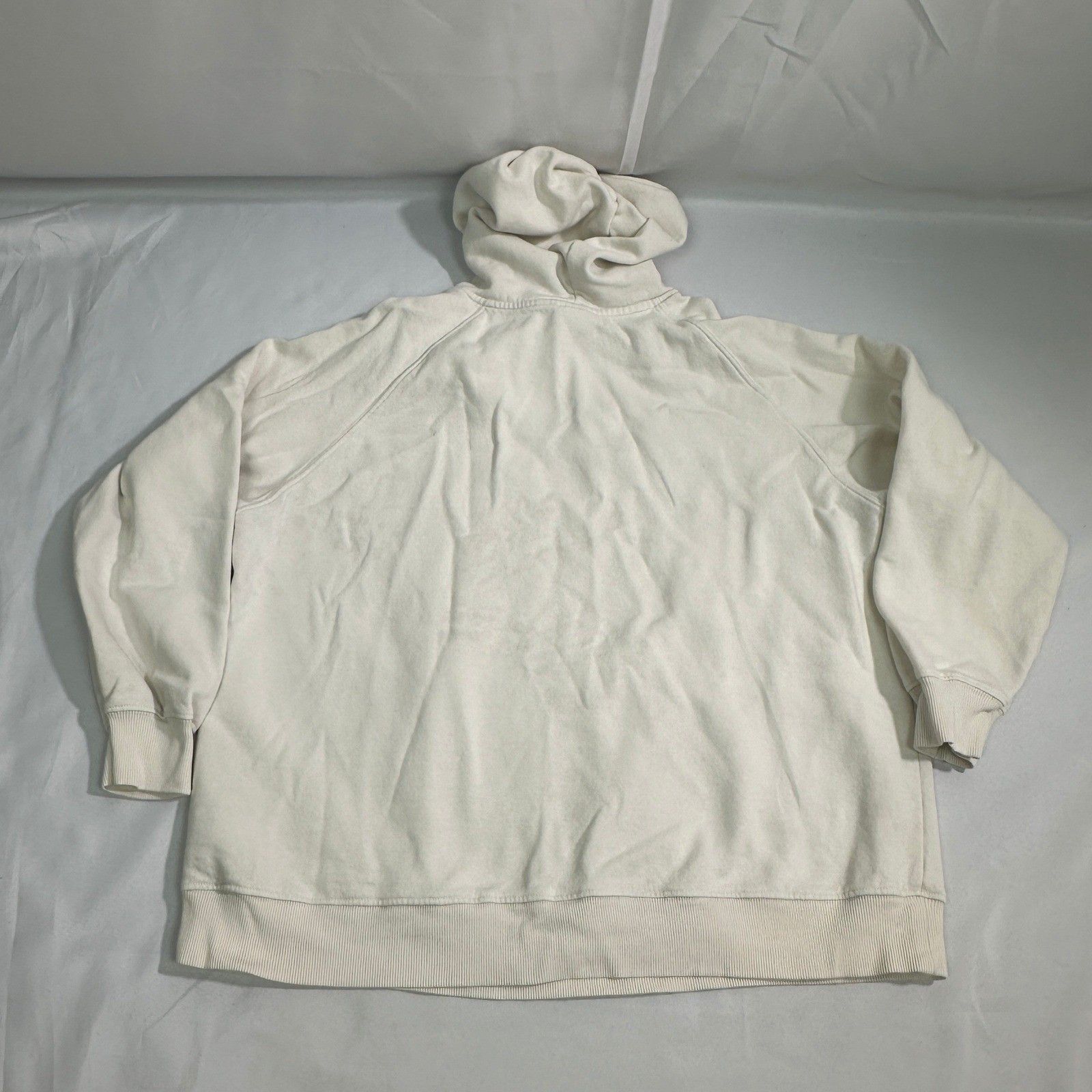 The North Face The North Face Women's XXL Hoodie Cream Pullover Fleece Size XXL / US 16-18 / IT 52-54 - 4 Thumbnail