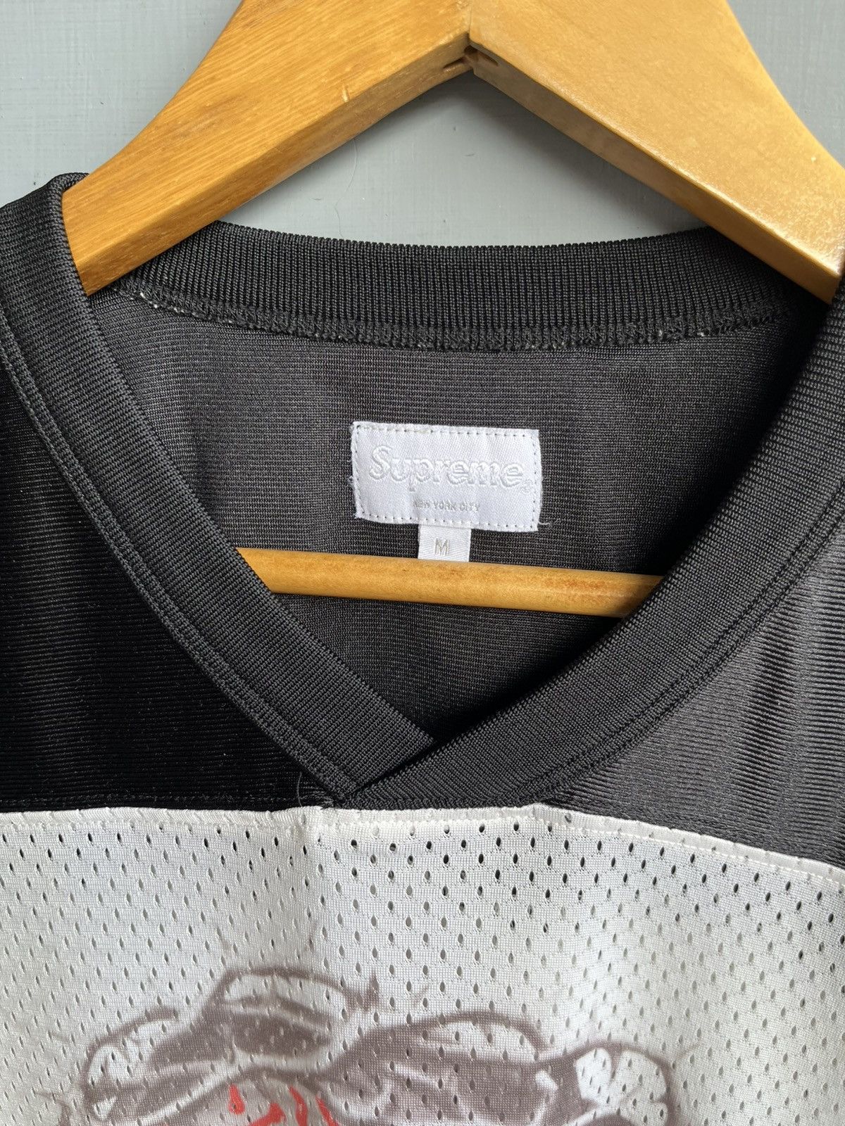 Supreme Supreme Jesus Football Jersey Top Black SS13 Size US M / EU 48-50 / 2 - 5 Thumbnail