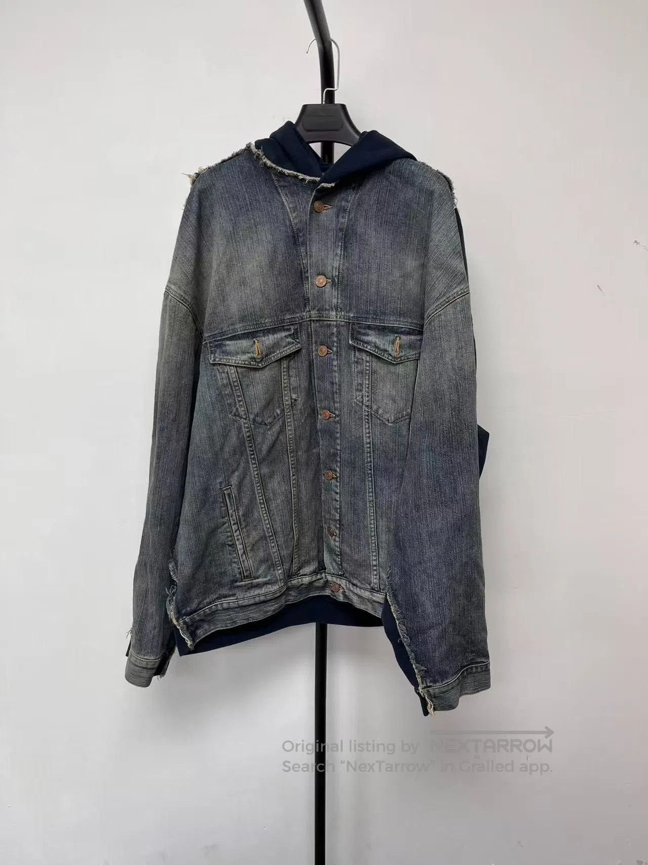 Balenciaga Balenciaga Unisex Loose Hooded Jacket. Size US L / EU 52-54 / 3 - 2 Thumbnail
