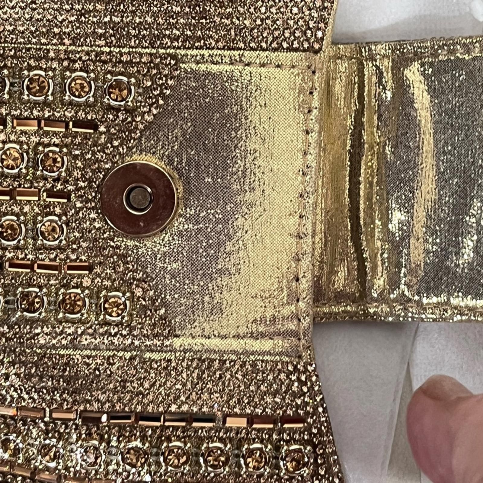 Other Gold Embellished Clutch Size ONE SIZE - 1 Thumbnail