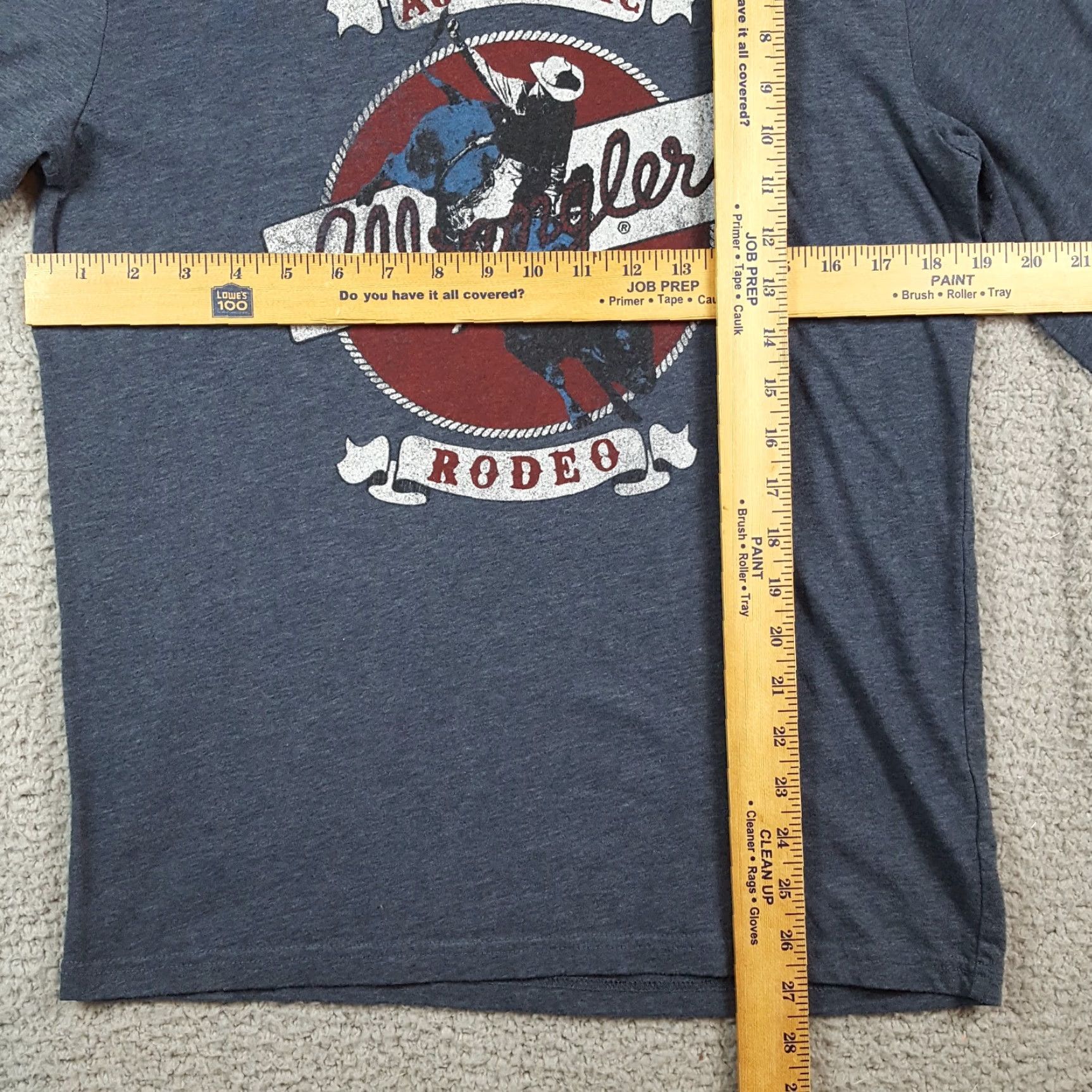 Wrangler VINTAGE Wrangler Cowboy Western T-Shirt Men Medium Gray 90s Workwear Long Sleeve Roping Size US M / EU 48-50 / 2 - 5 Thumbnail