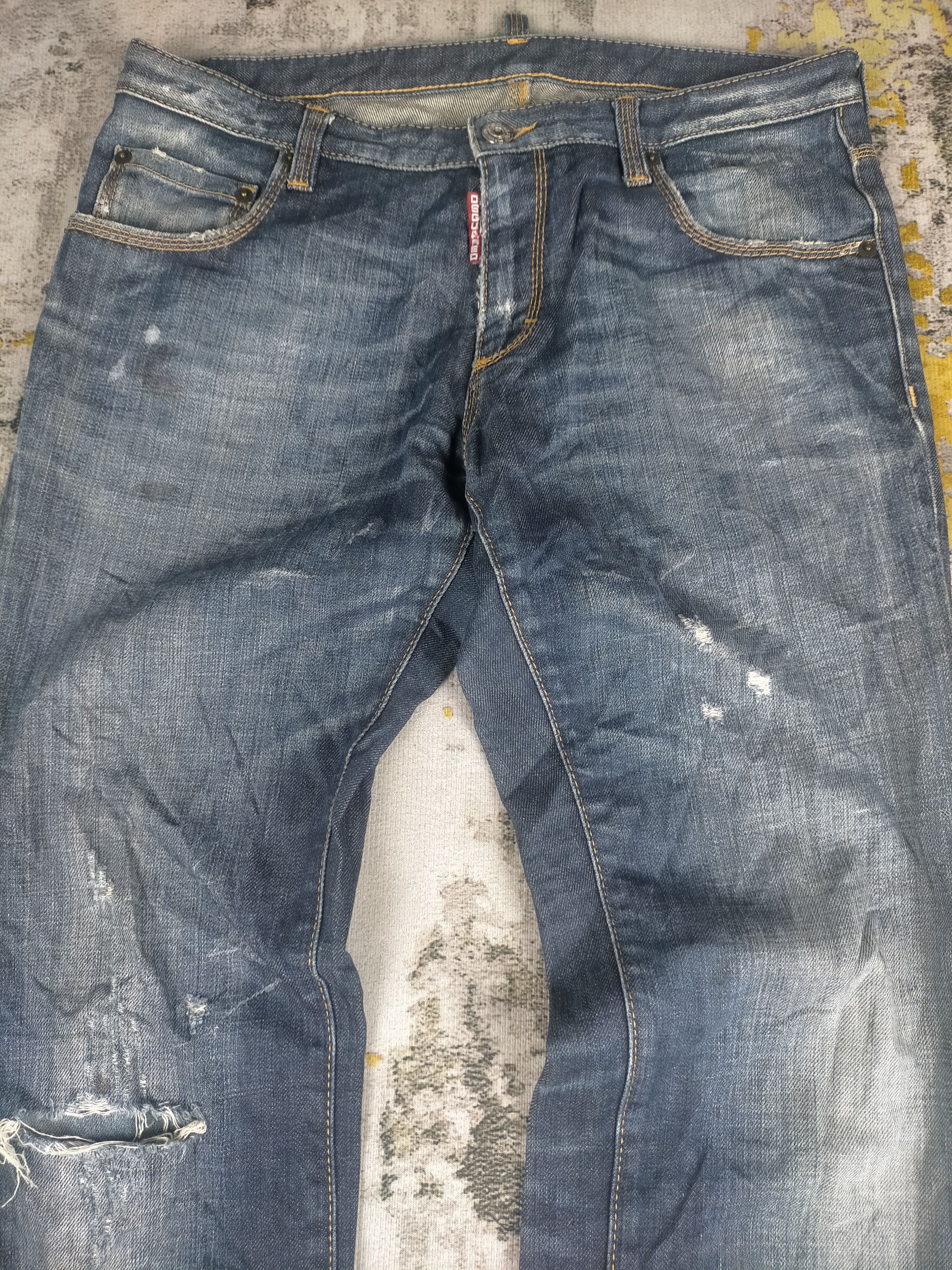 Dsquared2 🔥 Dsquared2 Mudwash Distressed Jeans Size US 31 - 2 Thumbnail