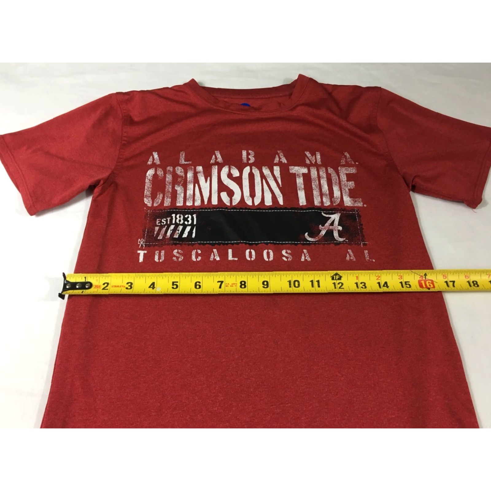 NCAA VINTAGE Alabama Crimson Tide T Shirt Sz S - Distressed Retro Faded Print - NCAA University Size US S / EU 44-46 / 1 - 4 Thumbnail