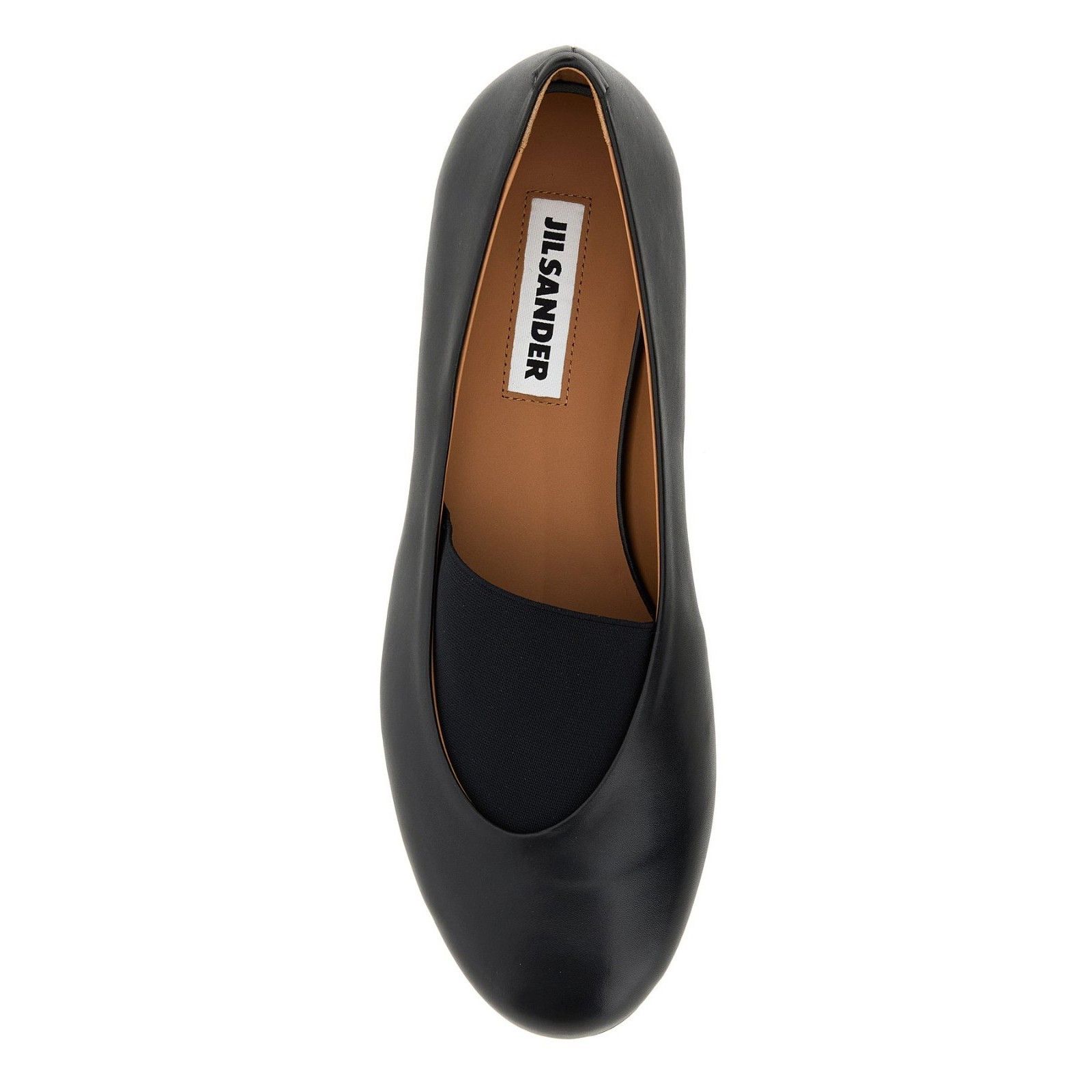 Jil Sander JIL SANDER Elyss Black Leather Ballerina Flats New & Authent Size US 8 / IT 38 - 2 Thumbnail