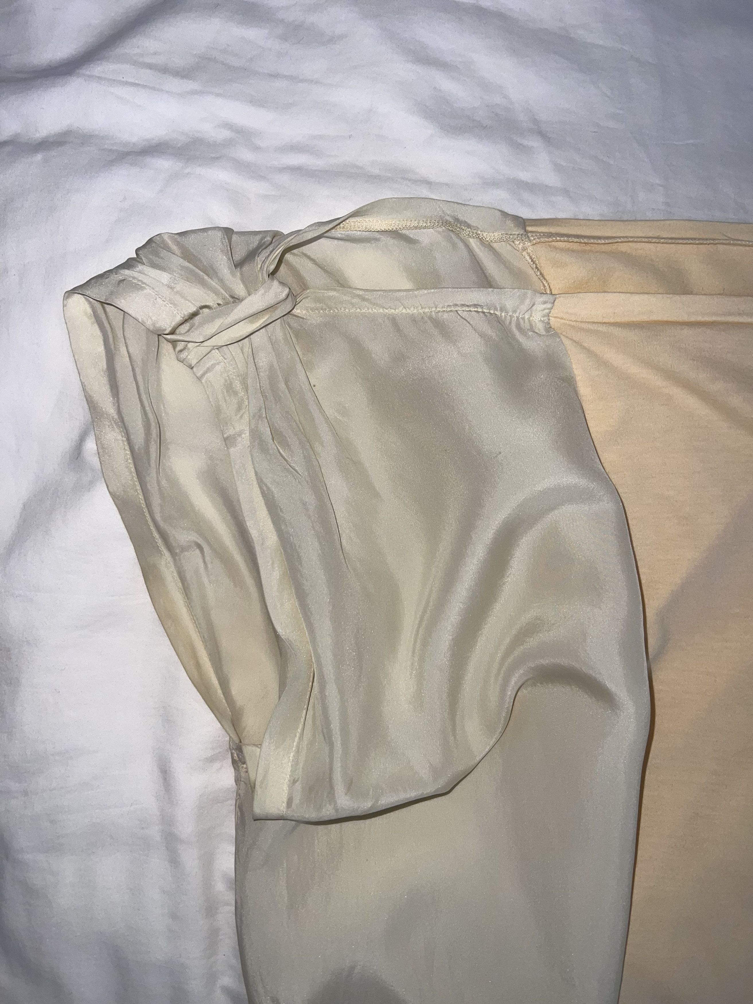 Prada Cream Yellow Silk Cotton Oversized Tank Dress Size XL / US 12-14 / IT 48-50 - 3 Thumbnail
