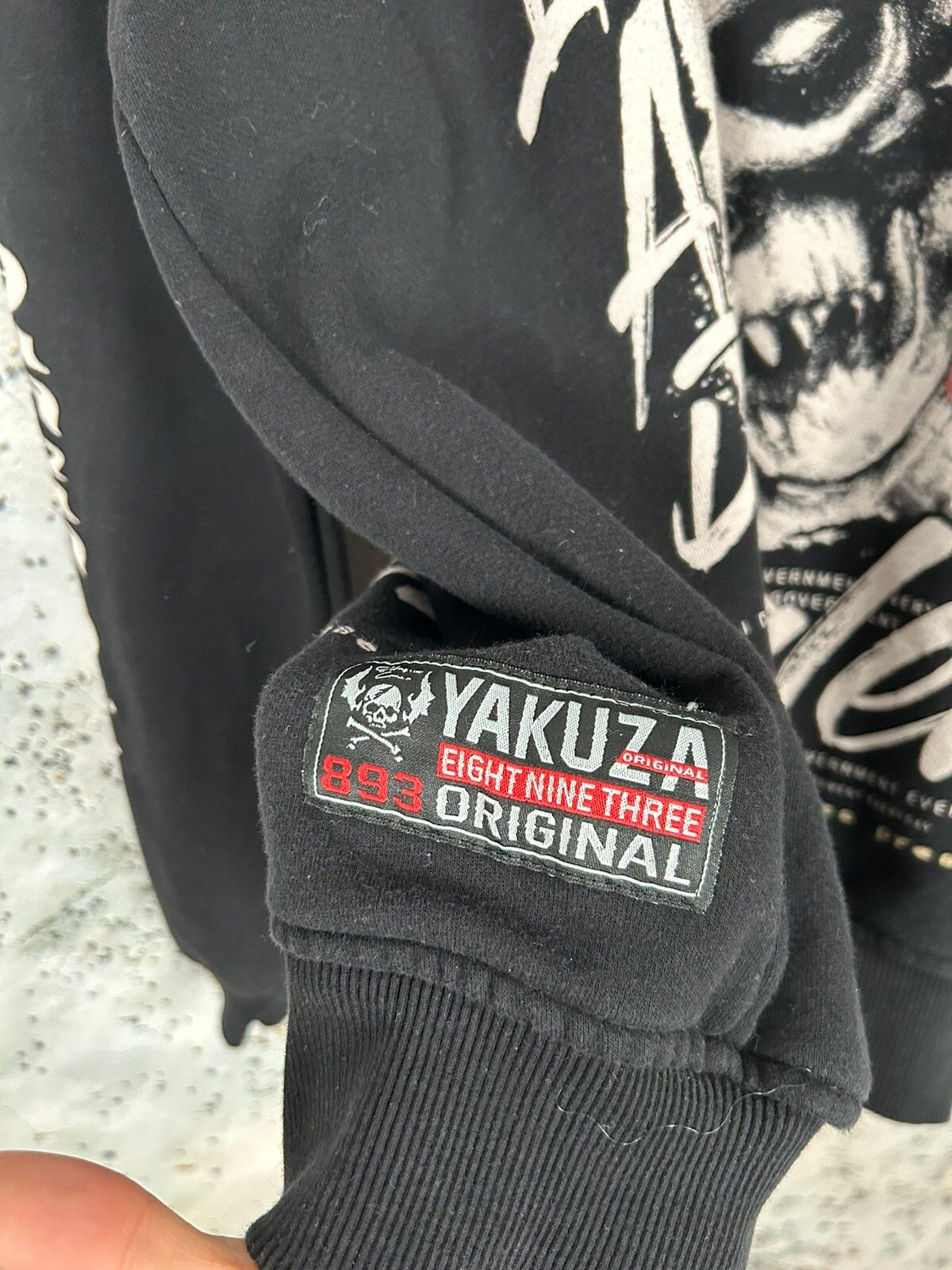 Vintage Vintage Yakuza 893 Hoodie Punk Tattoo Hardcore 90s Y2K Size US M / EU 48-50 / 2 - 6 Thumbnail