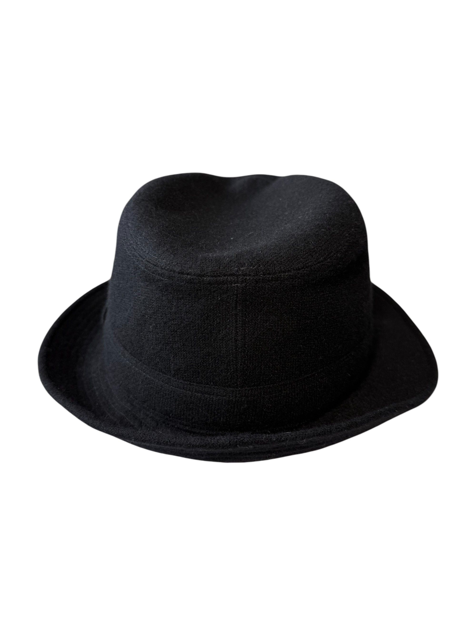 Hermes Hermes Black Cashmere and Silk Fedora Hat Size 58 Size ONE SIZE - 1 Thumbnail
