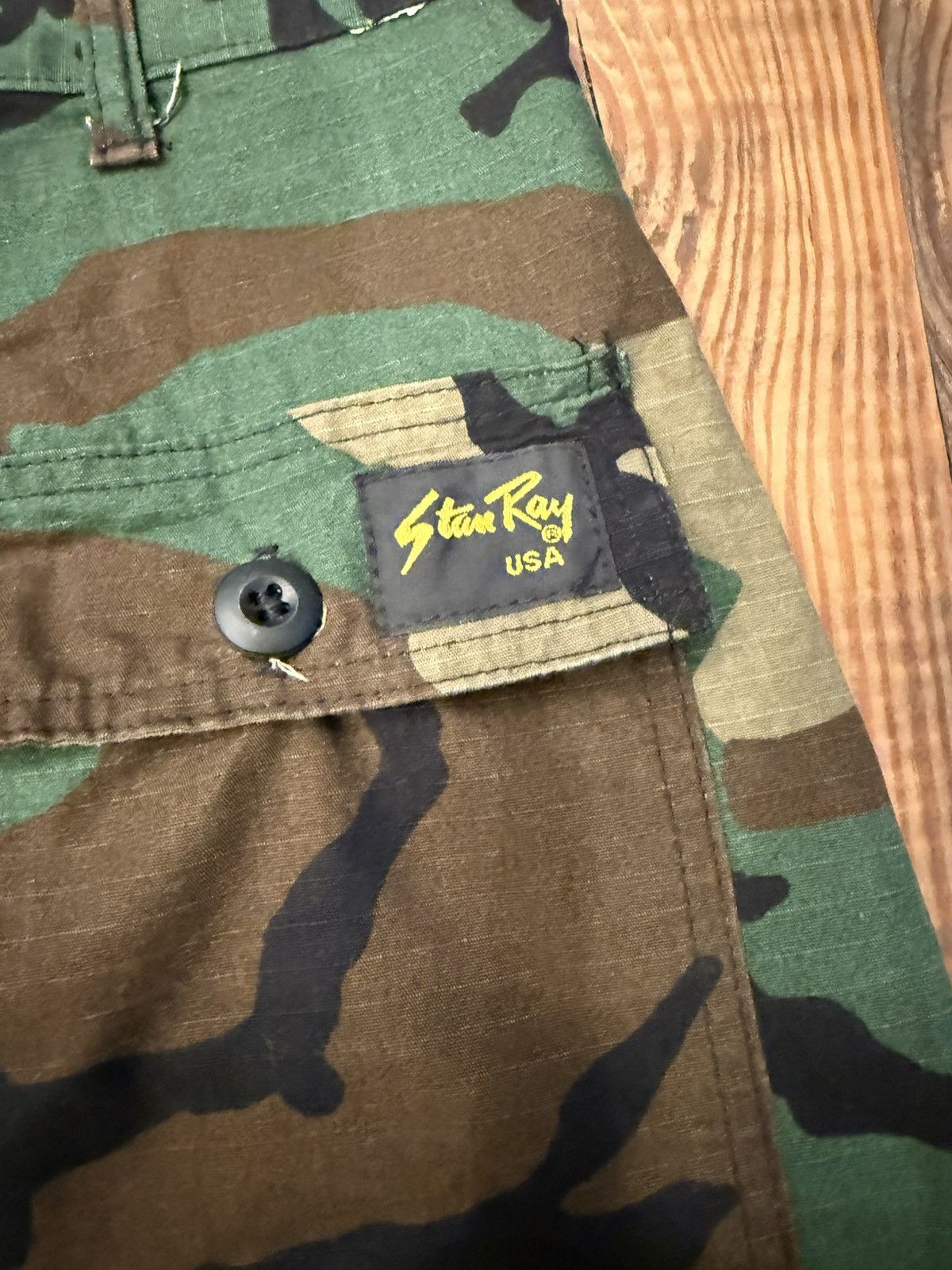 Stan Ray Stan Ray - Slim Fit four pocket - camo / fatigue Size US 32 / EU 48 - 2 Thumbnail