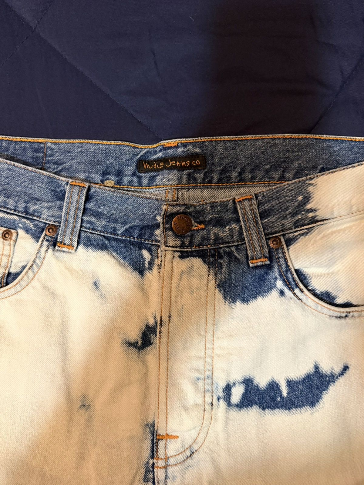 Nudie Jeans Nudie Jeans, Blue Steady Eddie II Jeans Tie Dye Size US 36 / EU 52 - 3 Thumbnail