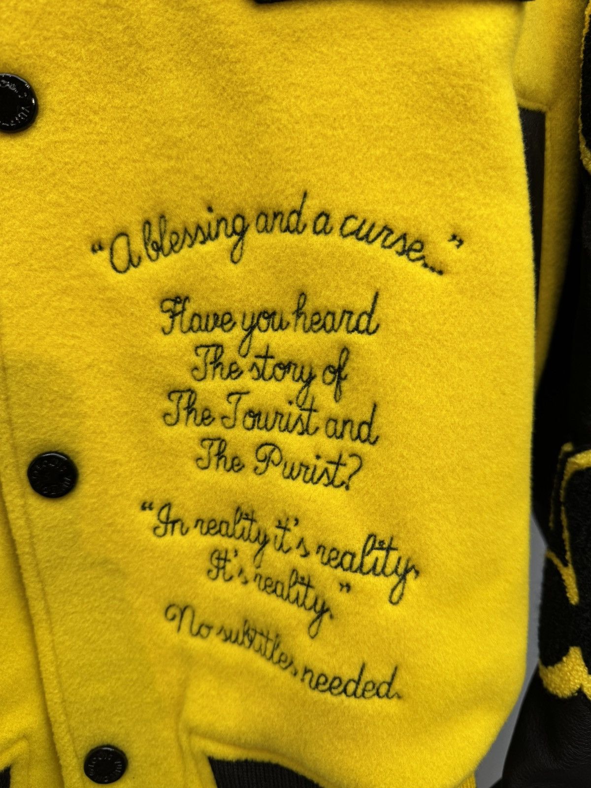 Louis Vuitton Louis Vuitton Varsity Jacket Yellow Size US M / EU 48-50 / 2 - 3 Thumbnail