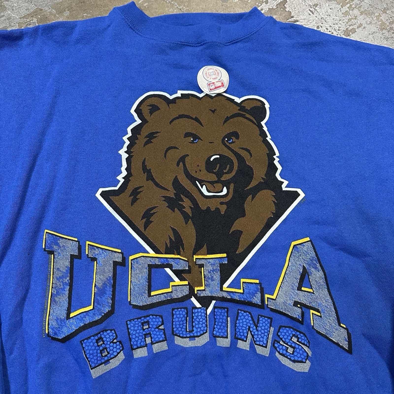 NCAA × Vintage NWT Vintage 90s UCLA Bruins Blue Sweatshirt XL Size US XL / EU 56 / 4 - 2 Thumbnail