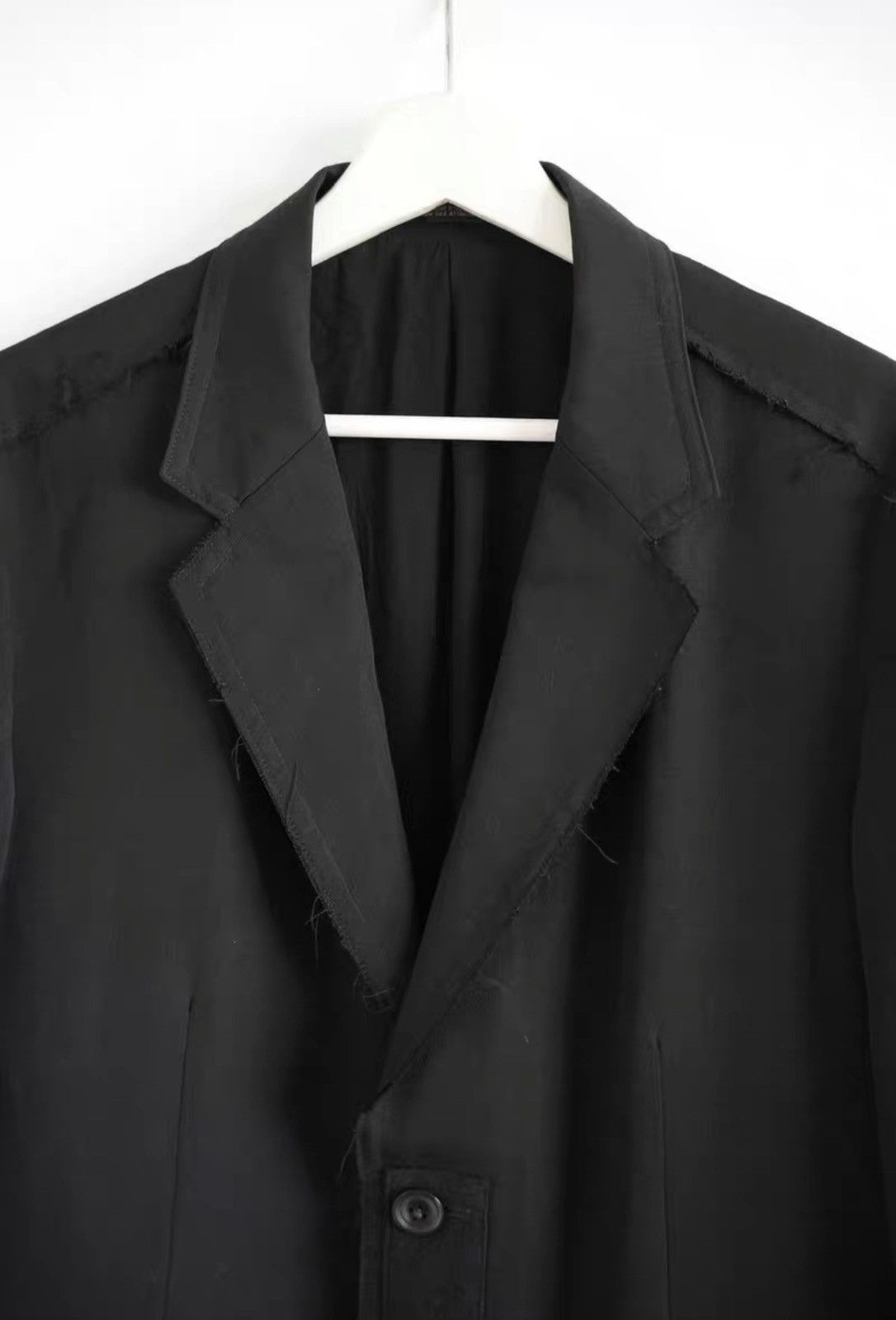 Yohji Yamamoto Yohji Yamamoto Patchwork Raw Edge Triple Layer Blazer K4 Size US M / EU 48-50 / 2 - 4 Thumbnail
