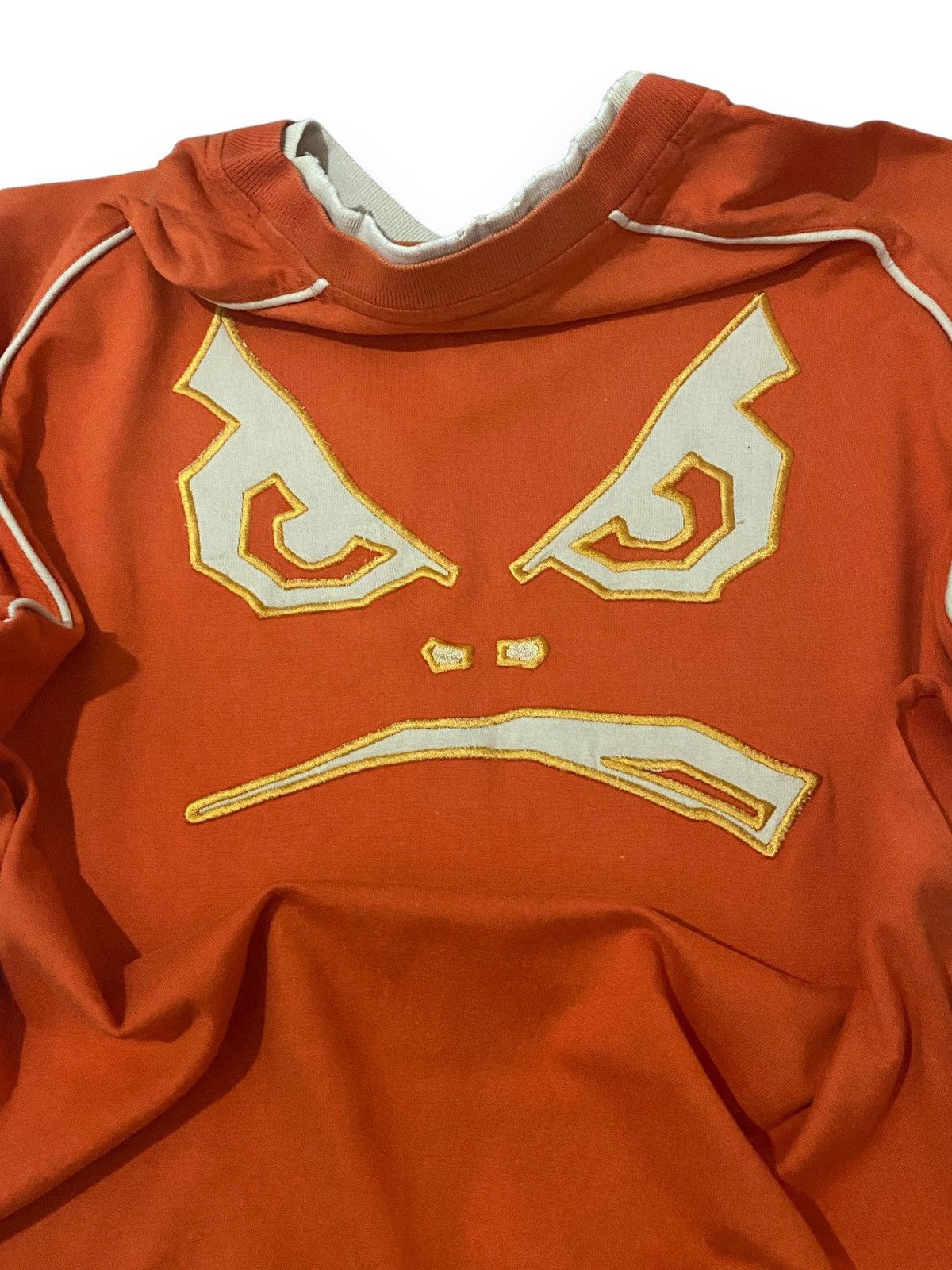 Beauty Beast × Japanese Brand Japan Badboy Big Logo Embroidered V Collar Tshirt Size US M / EU 48-50 / 2 - 2 Thumbnail
