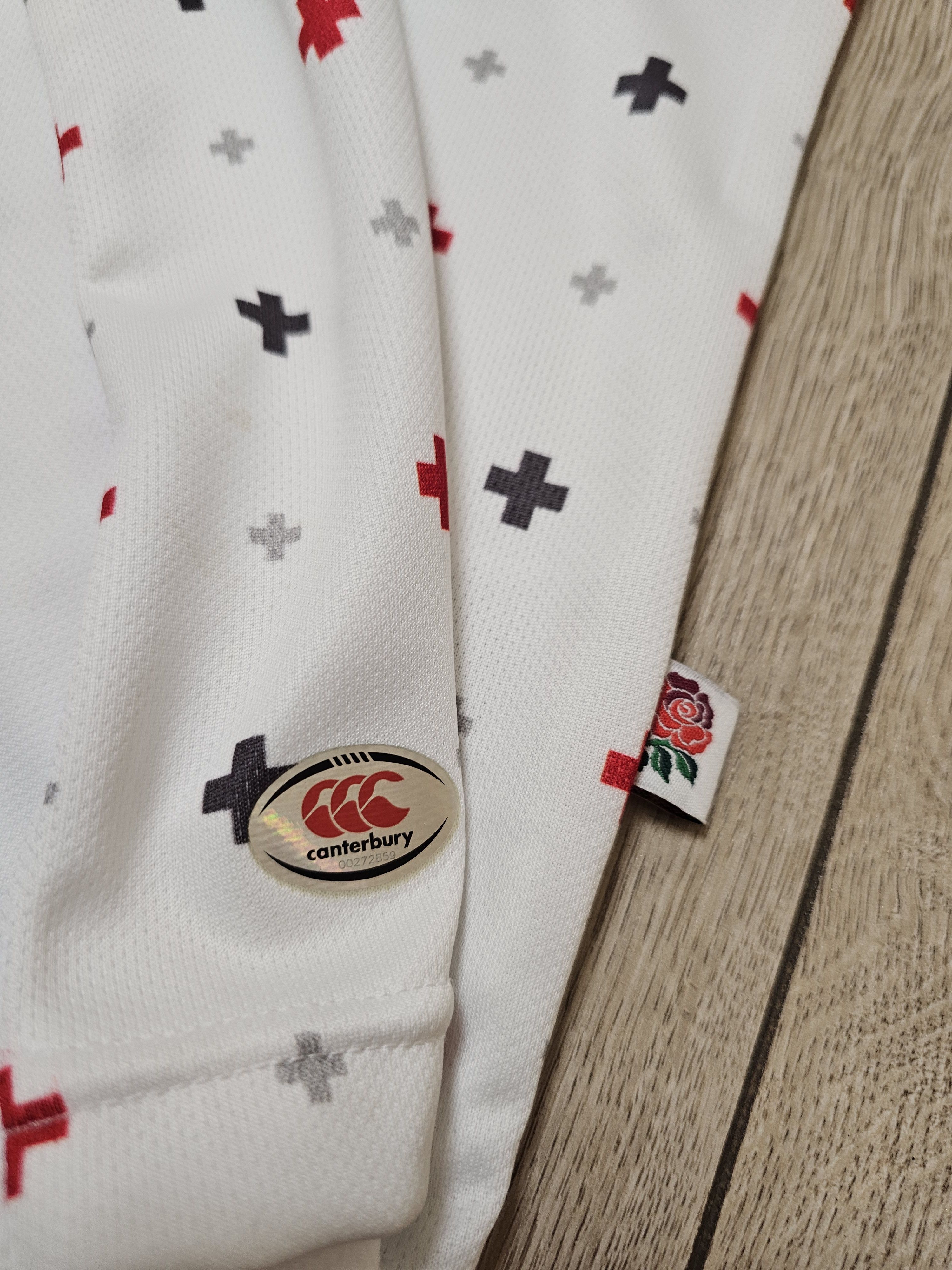Canterbury of New Zealand ENGLAND RUGBY SHIRT RUGBY UNION SE7SENS JERSEY Size US L / EU 52-54 / 3 - 5 Thumbnail