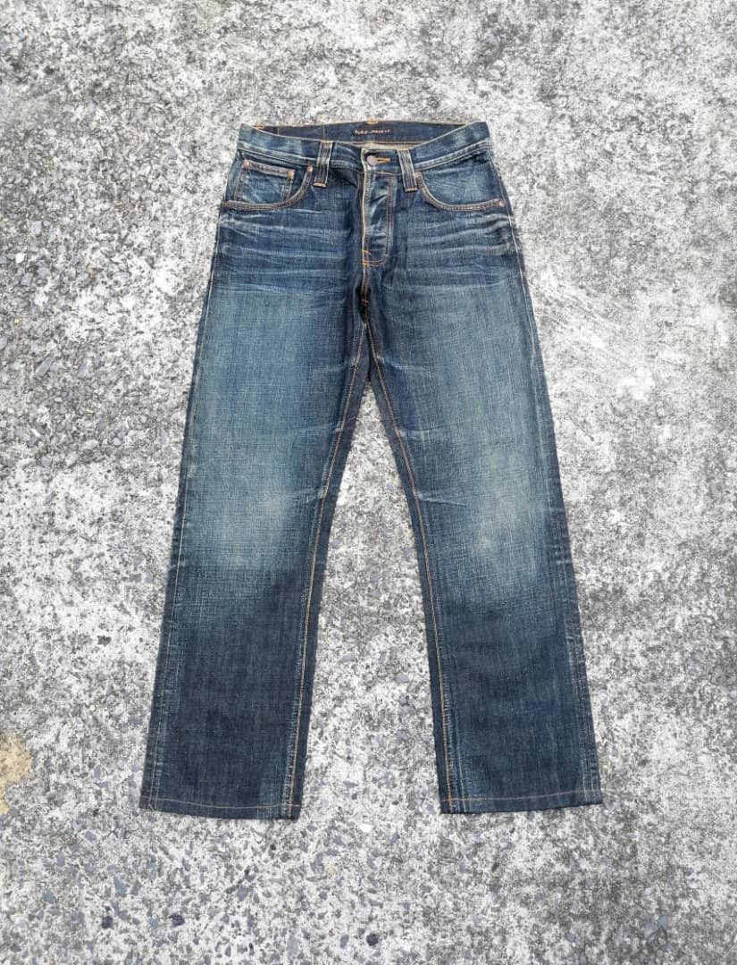 Nudie average joe jeans size 32x34 good