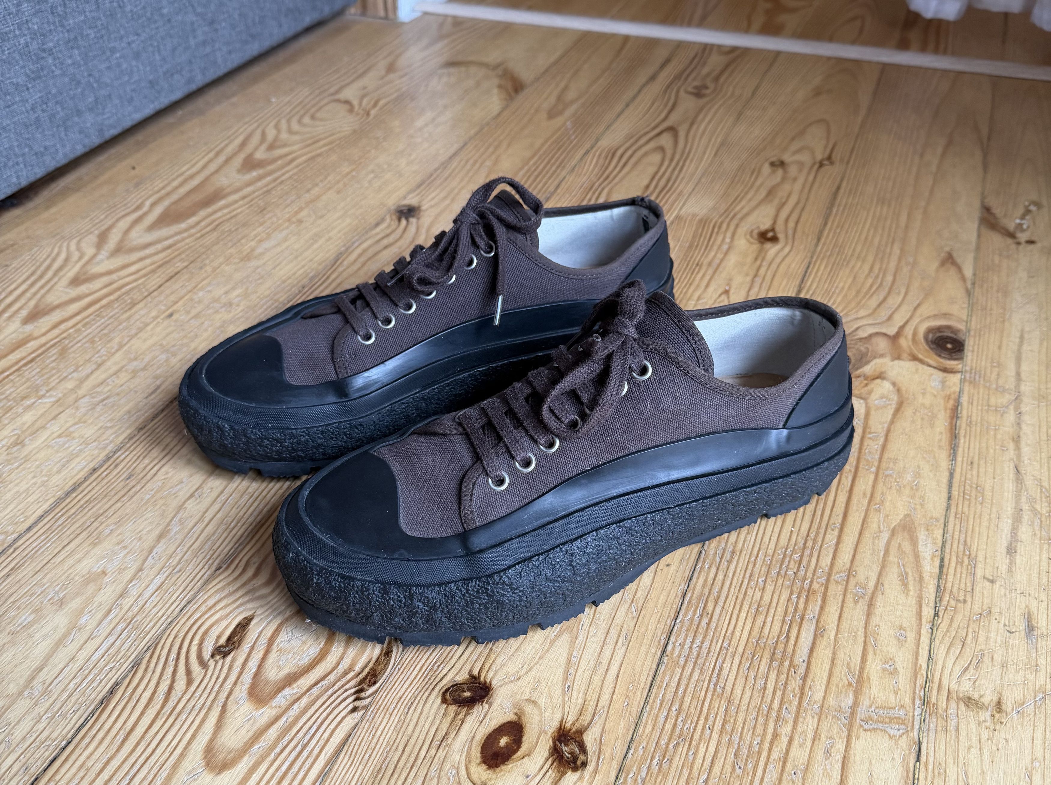 Jil Sander Jil Sander low-top canvas sneaker Size US 8 / EU 41 - 1 Thumbnail