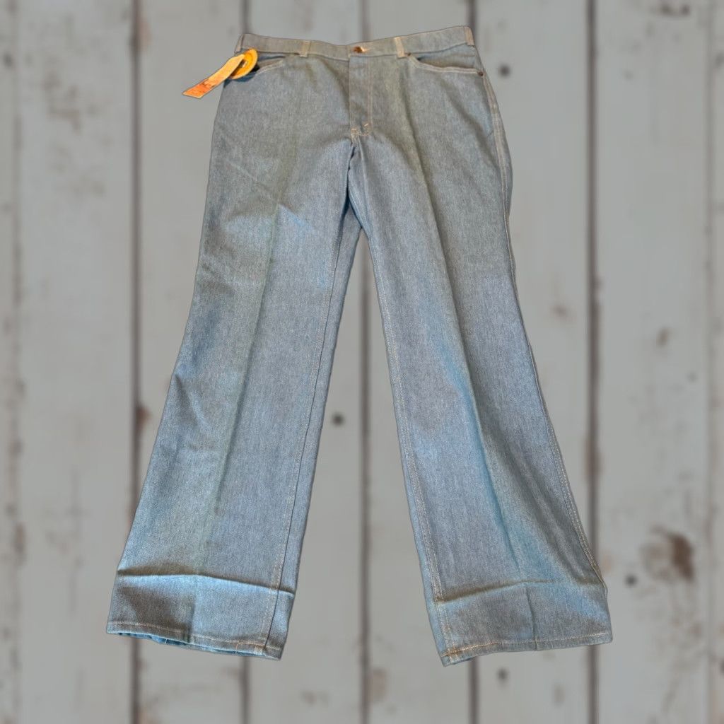 Levi's VINTAGE Levi’s Jeans 38x31 Blue Medium Wash Straight Made In USA Mens Jeans 5-Pocket Denim Cowboy USA Regular We Size US 38 / EU 54 - 1 Thumbnail