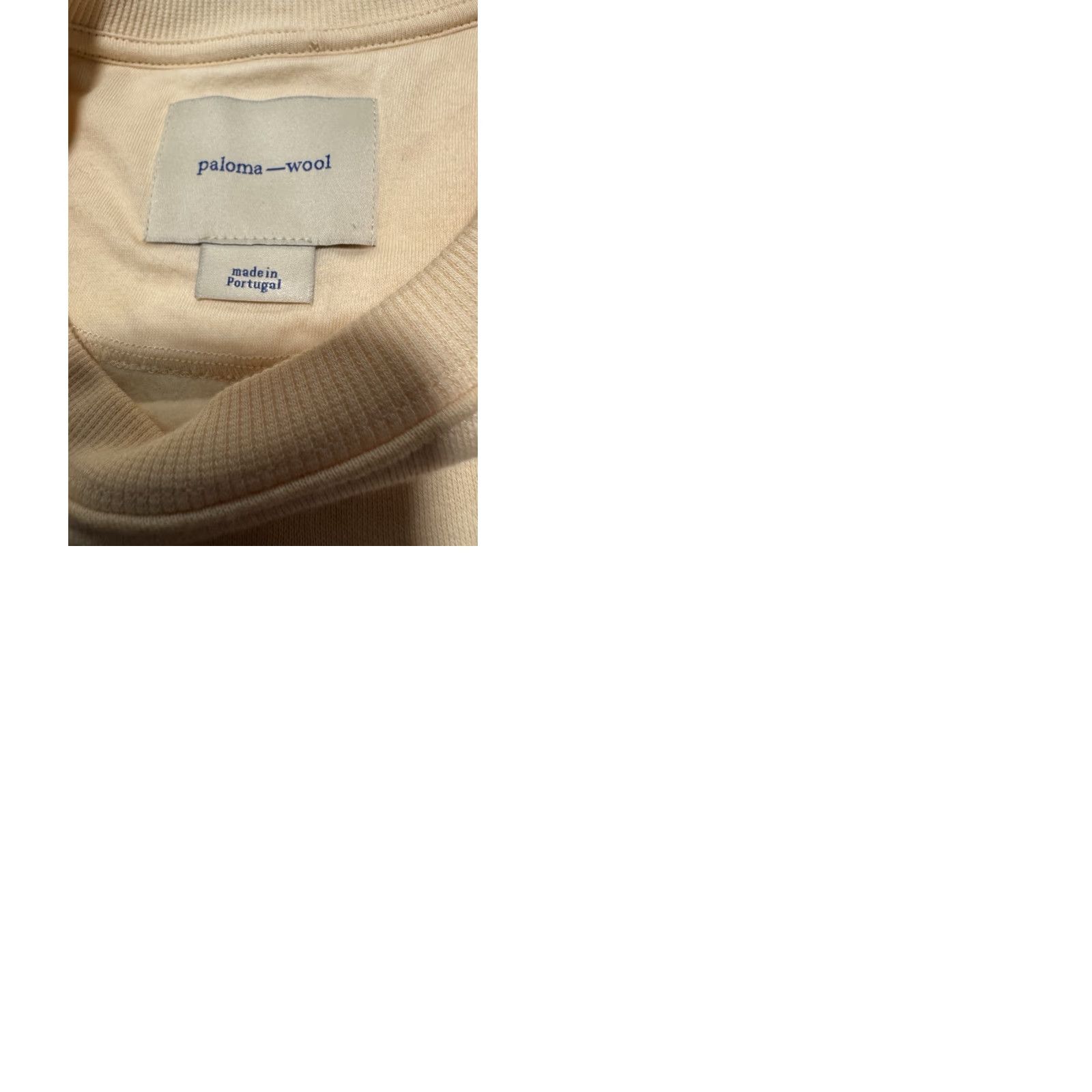 Paloma Wool Paloma Wool Guiri Embroidered Faces Sweatshirt Cream Beige Size M AW18 Size M / US 6-8 / IT 42-44 - 9 Thumbnail