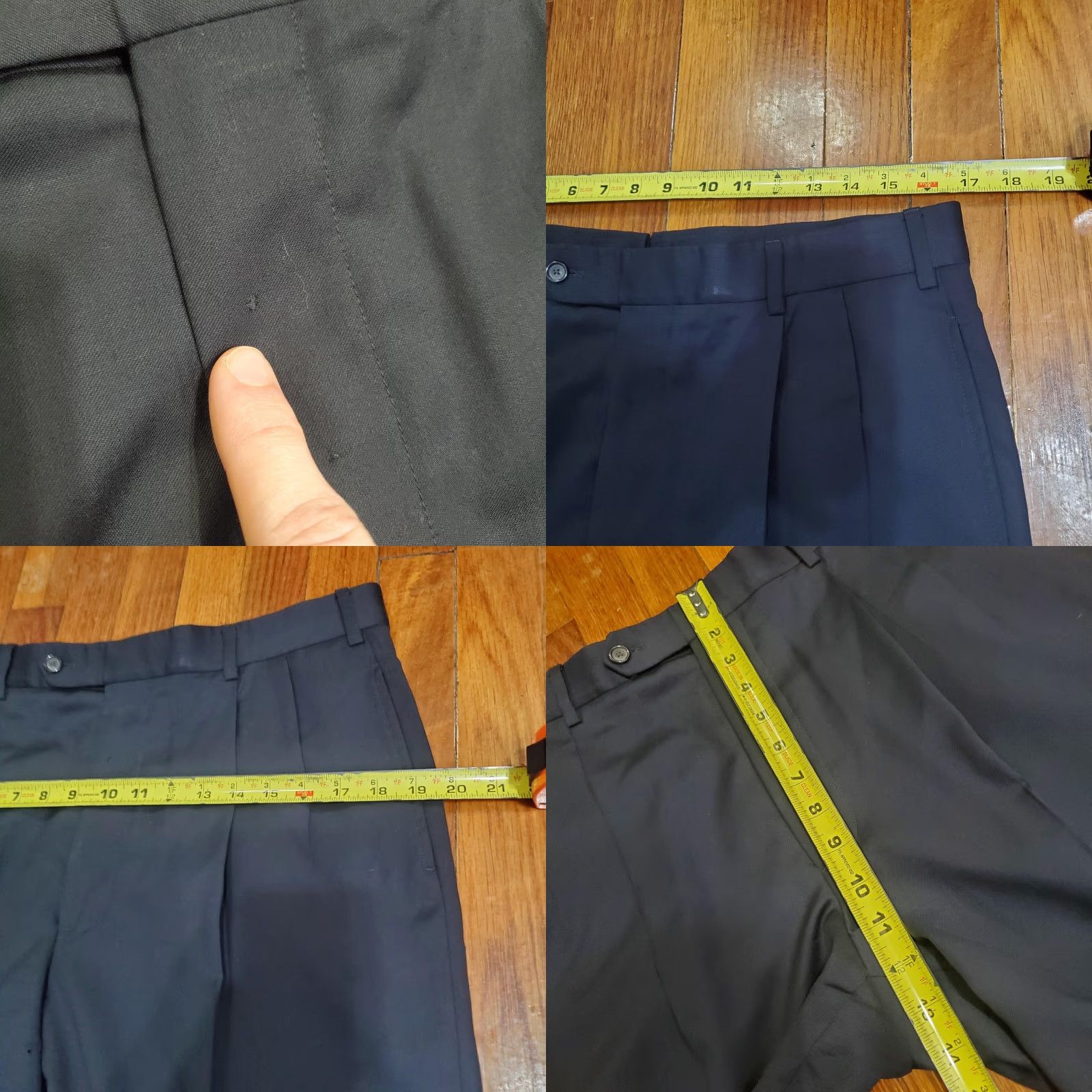Brooks Brothers Brooks Brothers Country Club Dress Pants Mens 34x29 Navy Wool Pleated Cuffed Dress Pants Men 34 Navy Wool Pleated Cuffed Size US 34 / EU 50 - 9 Thumbnail