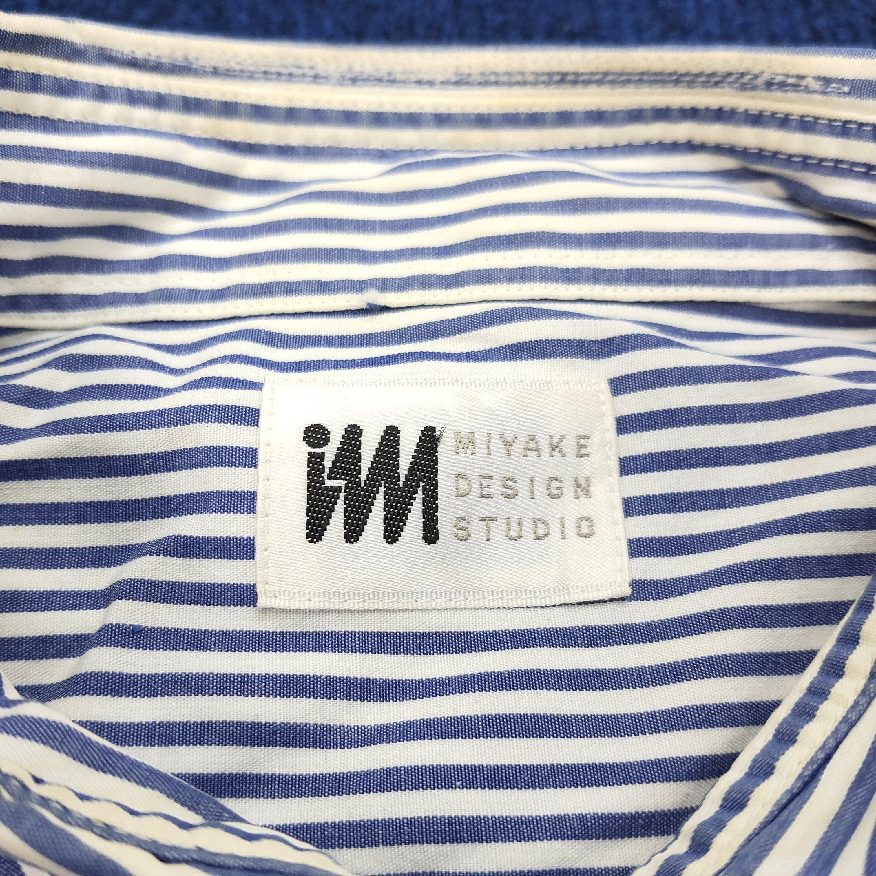Issey Miyake × Japanese Brand × Vintage Vintage Issey Miyake Design Studio Stripes Shirt Size US M / EU 48-50 / 2 - 5 Thumbnail