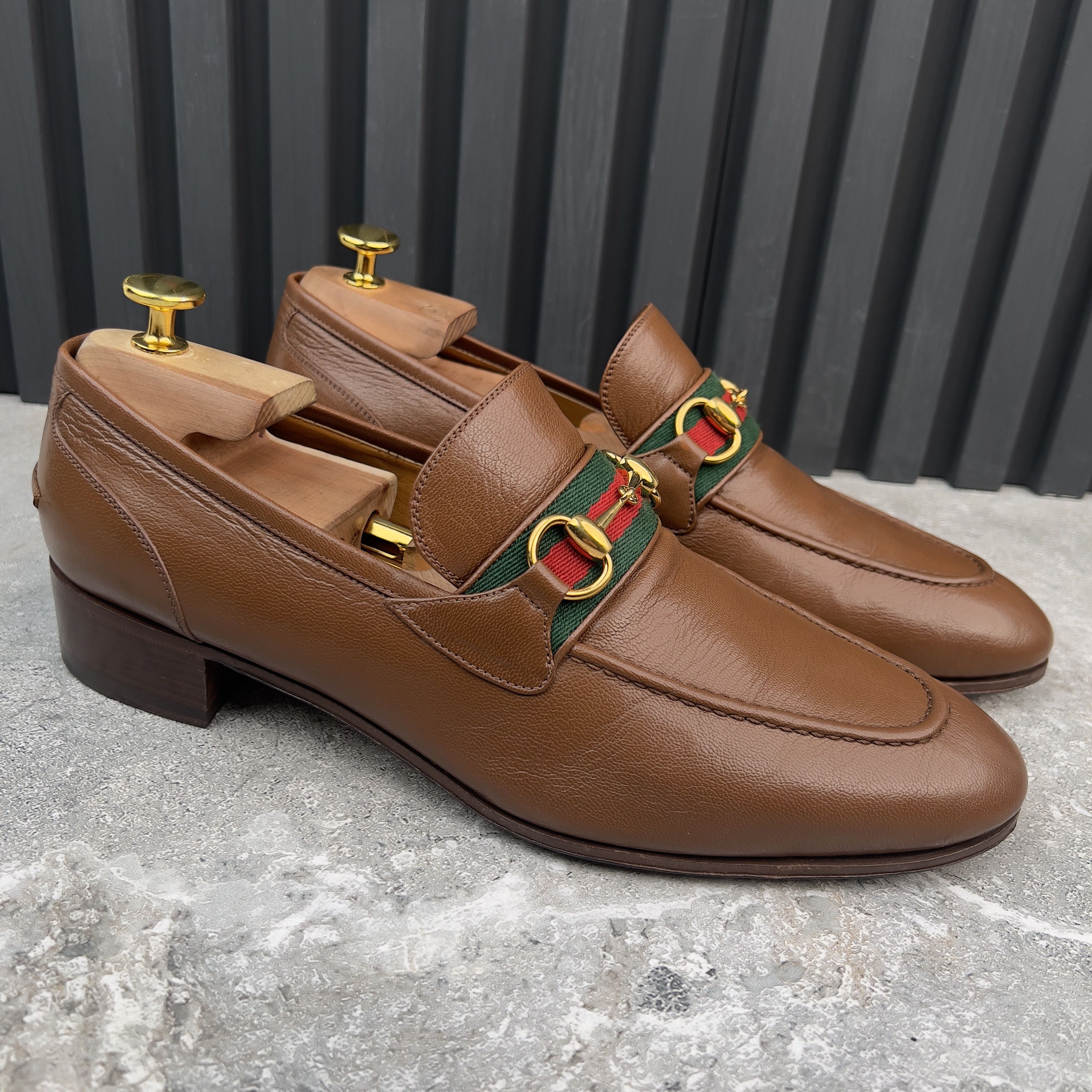 Gucci Gucci Quentin Web Horsebit Heels Loafers Leather Size US 9.5 / EU 42-43 - 5 Thumbnail