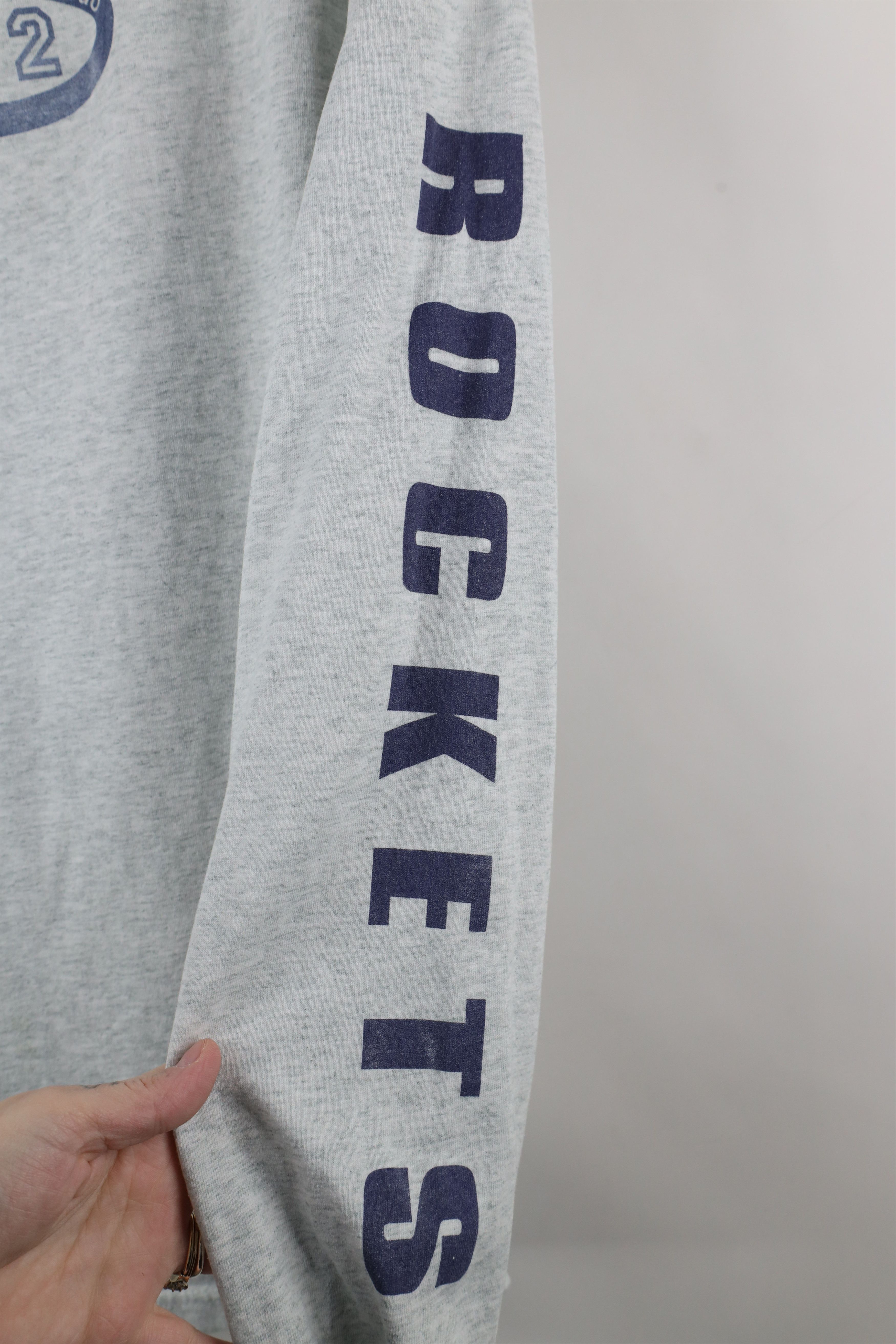 Vintage Vintage 90s University of Toledo Long Sleeve T-Shirt Gray Size US L / EU 52-54 / 3 - 5 Thumbnail