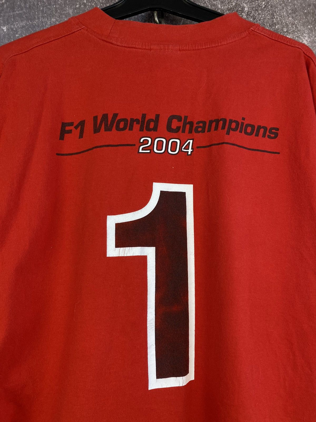 Band Tees × Ferrari × Vintage Vintage Ferrari t-shirt 2002 F1 world champion streetwear Size US XL / EU 56 / 4 - 4 Thumbnail