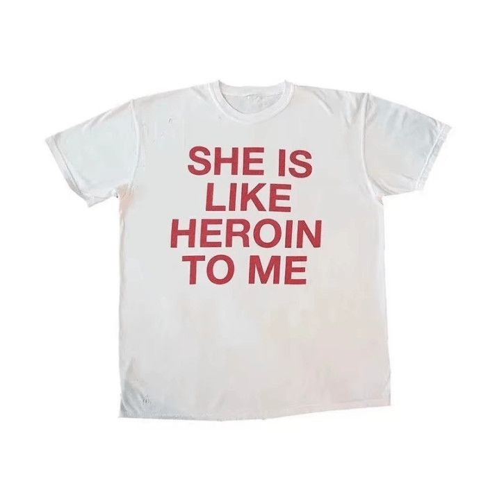 Japanese Brand She is Like Heroin To me t-shirt Size US L / EU 52-54 / 3 - 1 Thumbnail
