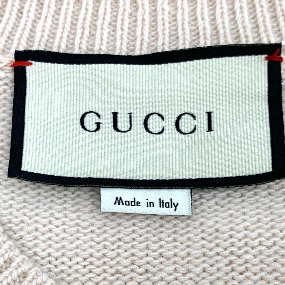 Gucci Gucci Beige Deer Inset Wool Knitted Sweater M Made In Italy Size M / US 6-8 / IT 42-44 - 2 Thumbnail