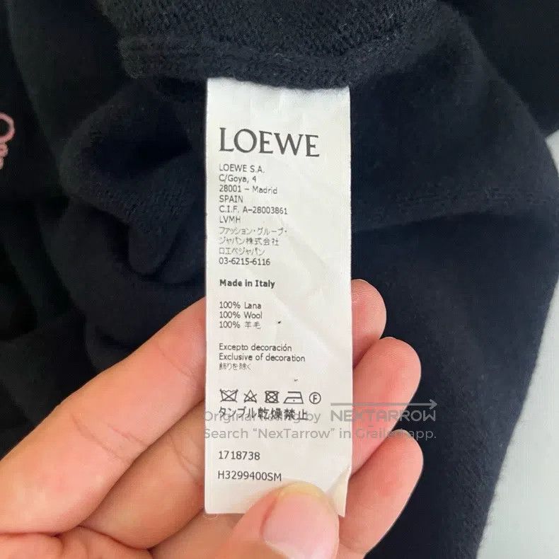 Loewe Loewe Black small logo high-neck sweater Size US XL / EU 56 / 4 - 4 Thumbnail