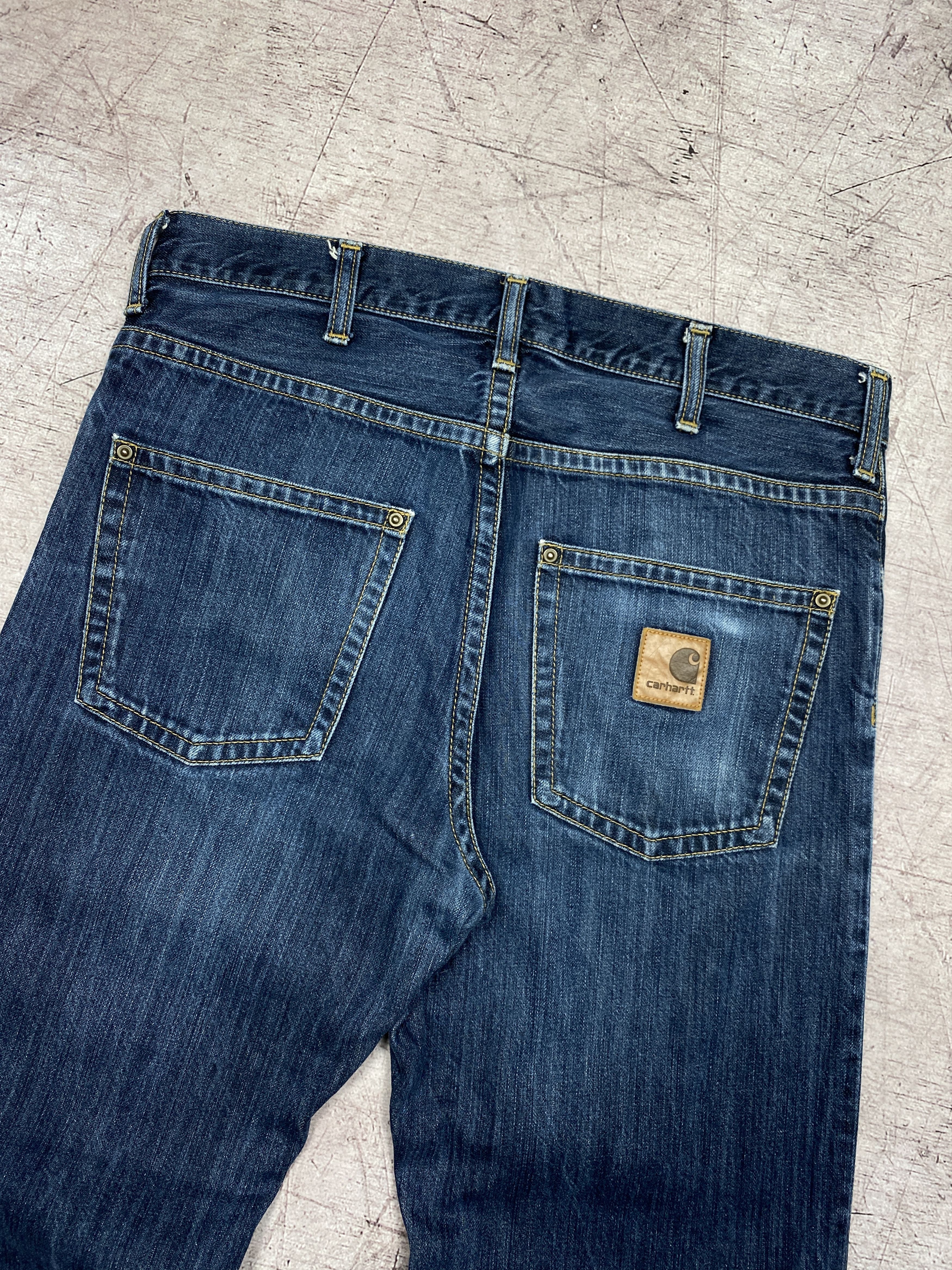 Carhartt × Vintage Carhartt Vintage Mens Slim Denim Pants Jeans Size US 31 - 2 Thumbnail